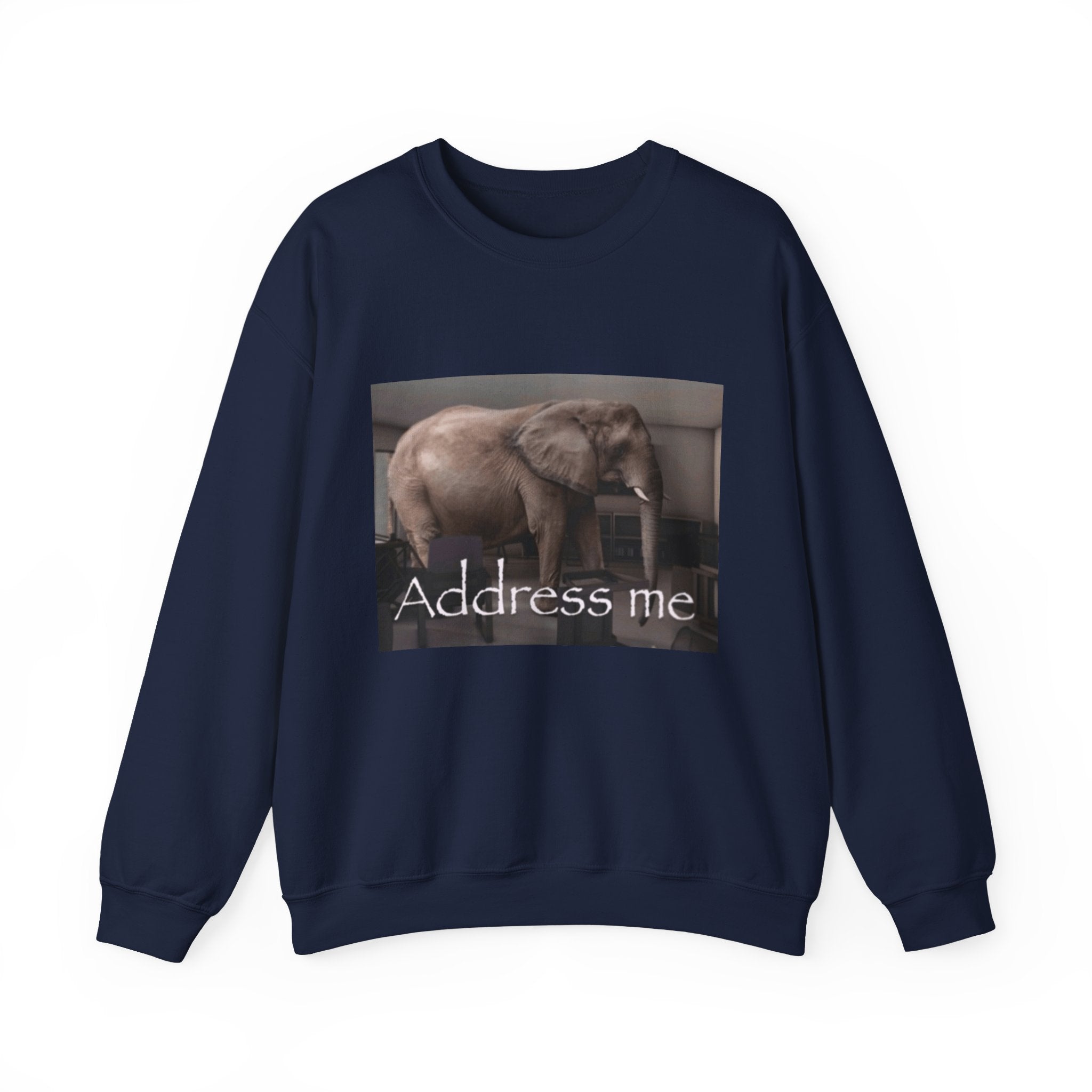 Elephant "Address Me" - Crewneck Long Sleeve