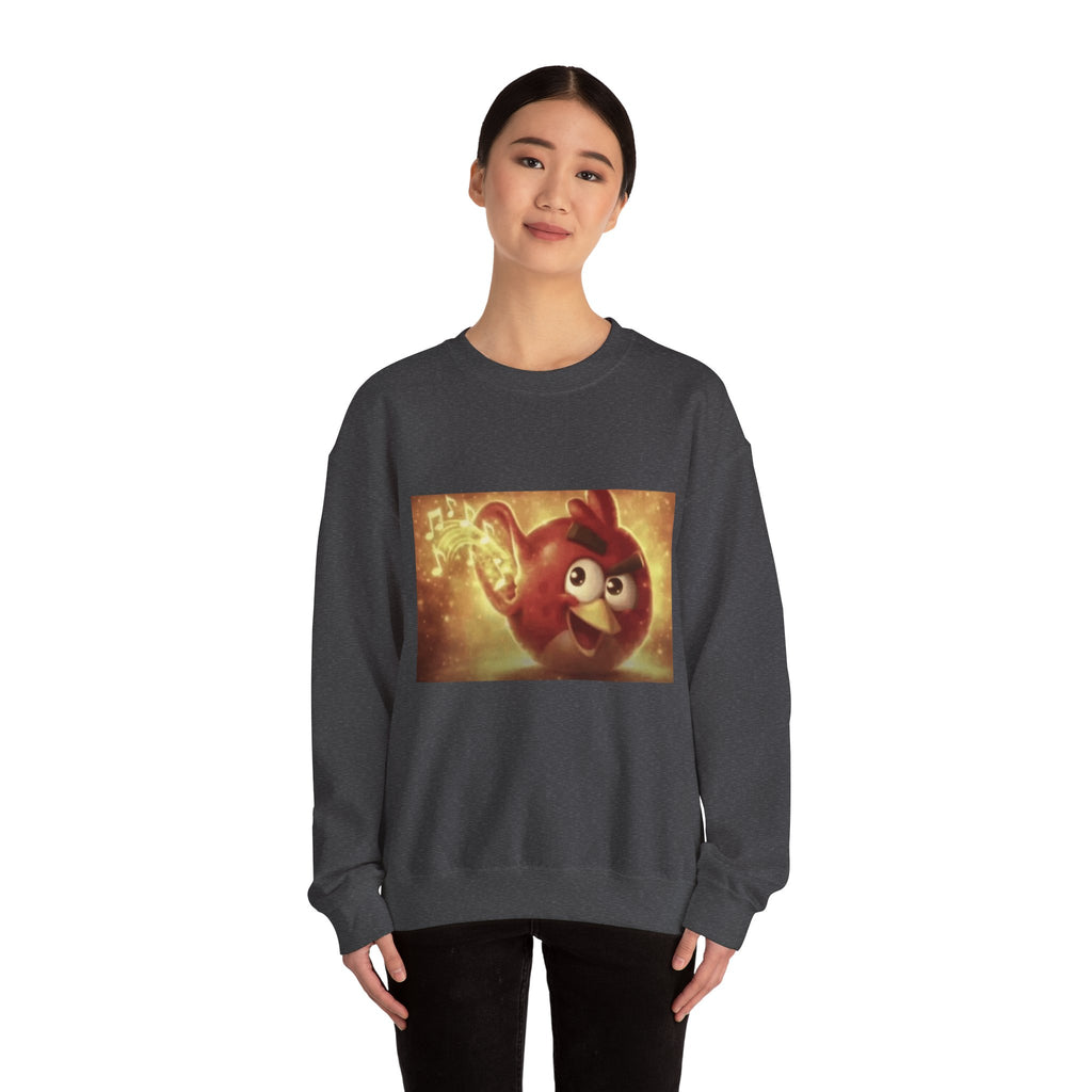 Angry Bird Hearing Peak - Crewneck Long Sleeve