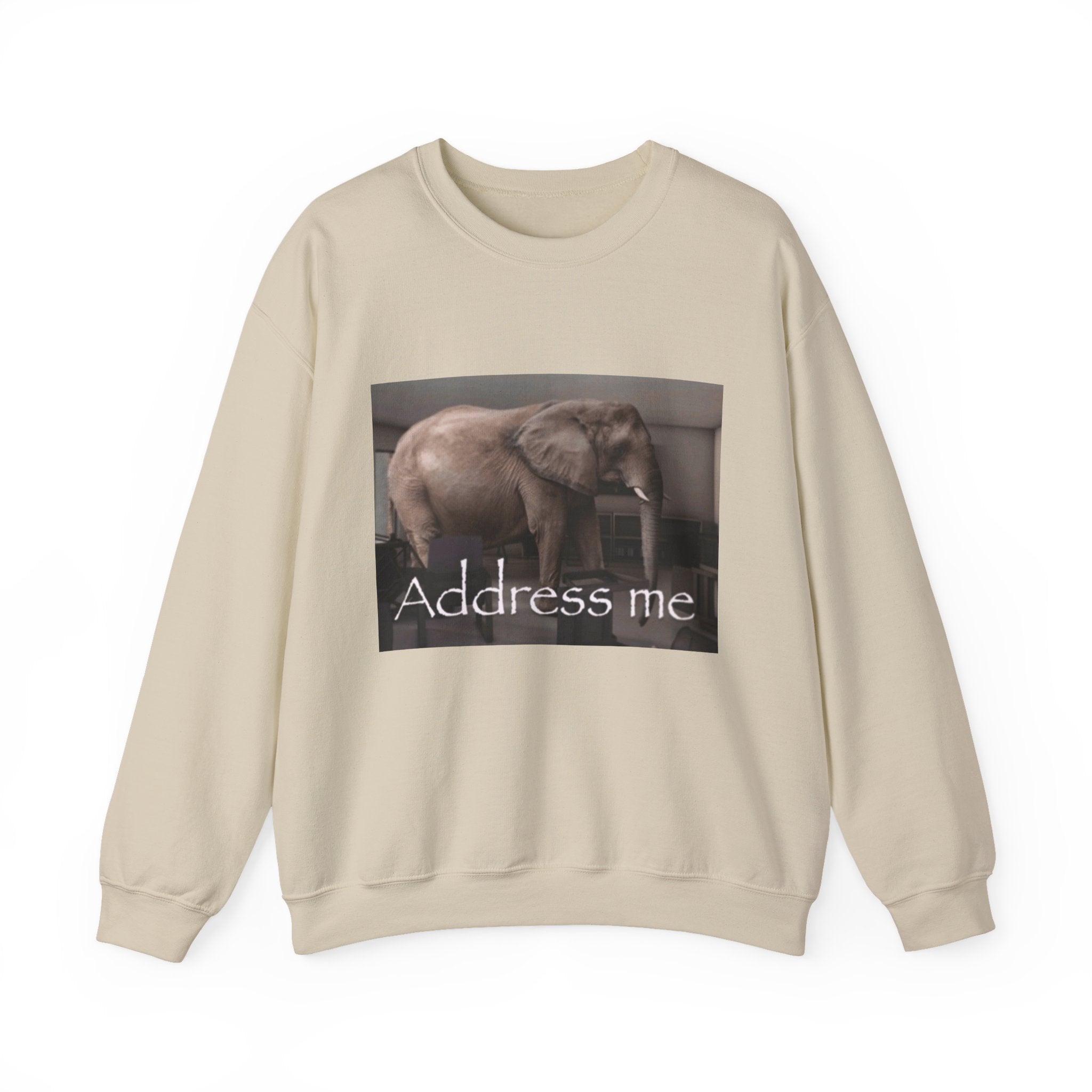 Elephant "Address Me" - Crewneck Long Sleeve