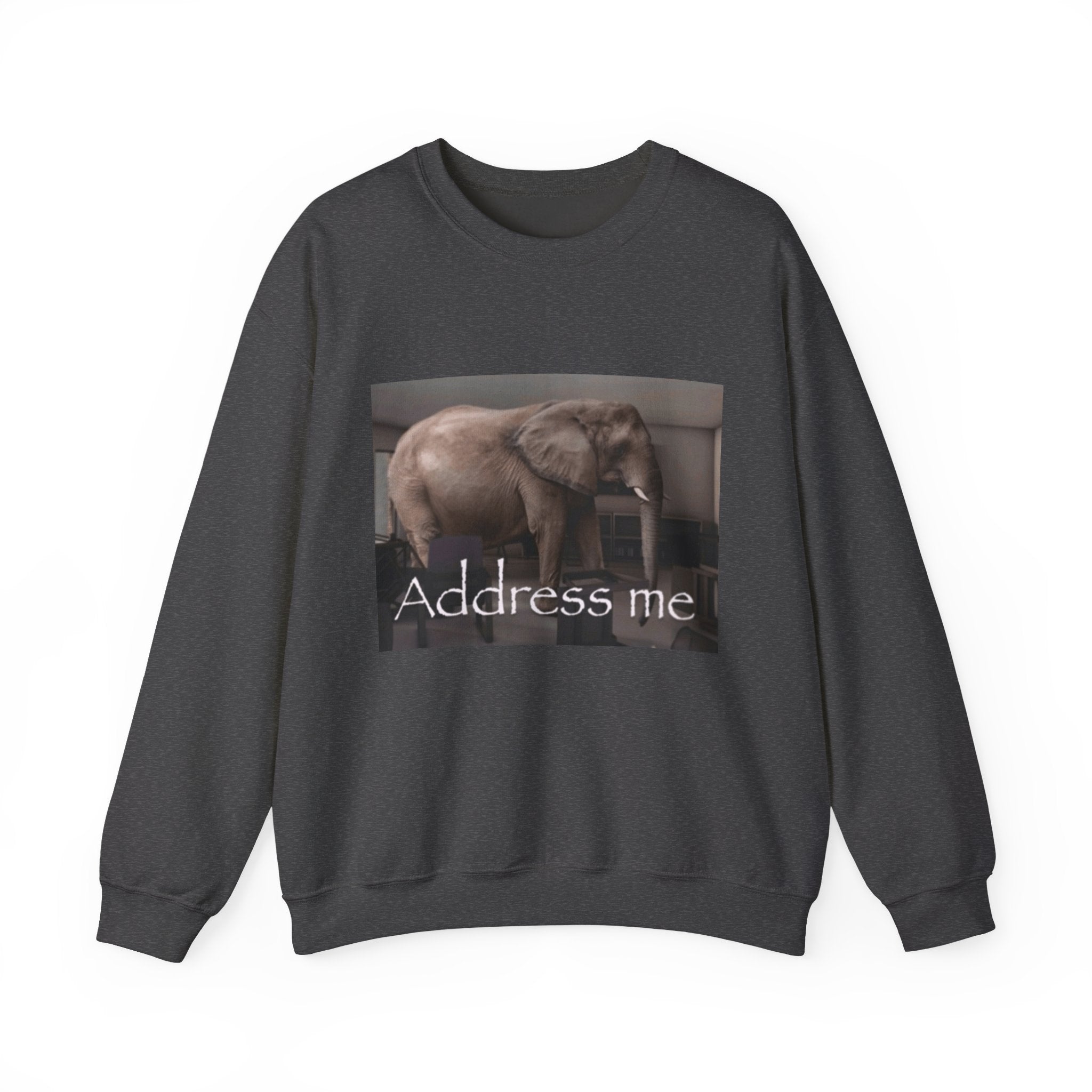 Elephant "Address Me" - Crewneck Long Sleeve