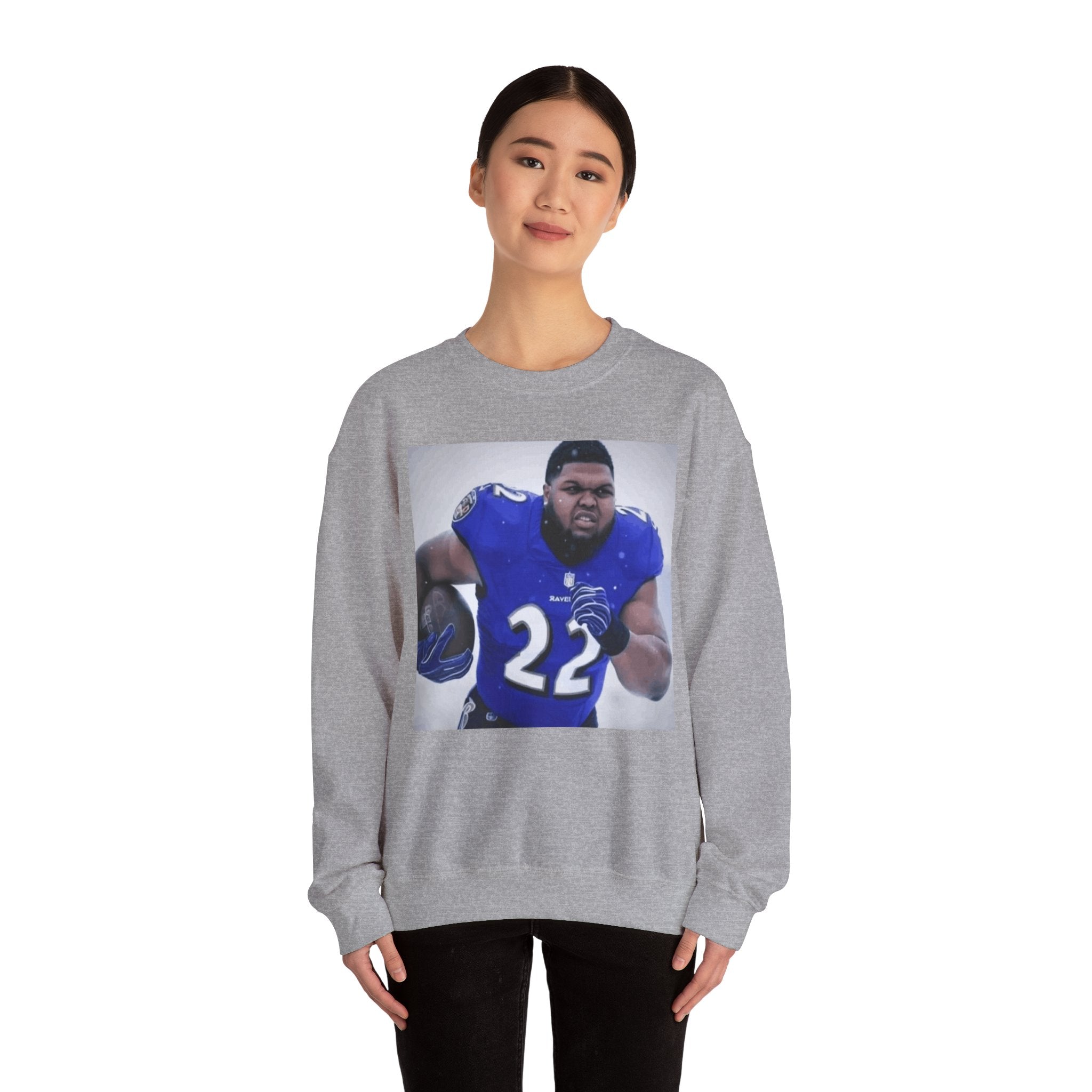 Druski Football Player - Crewneck Long Sleeve