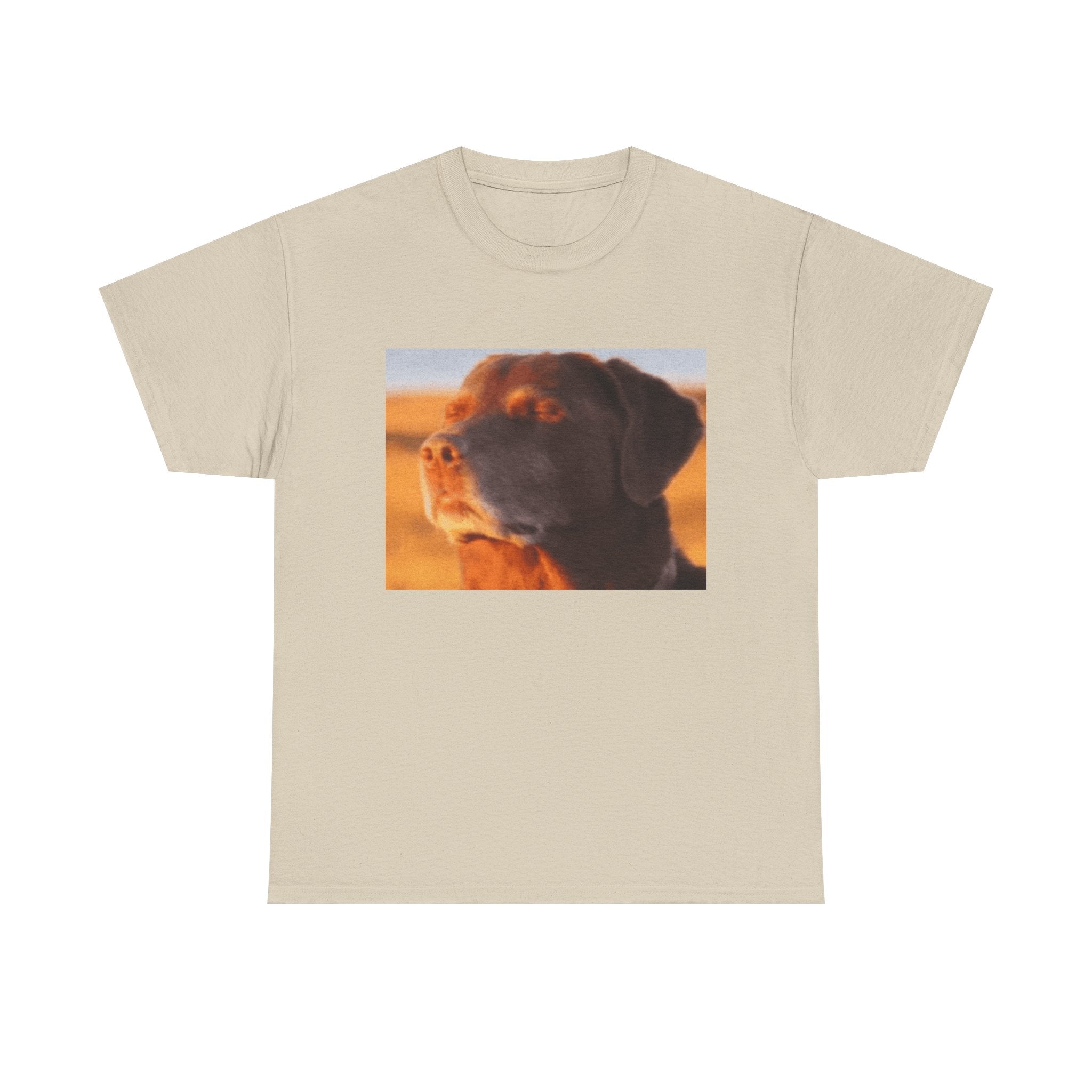 Dog Trying not to Laugh - Graphic T-Shirt 100% Cotton