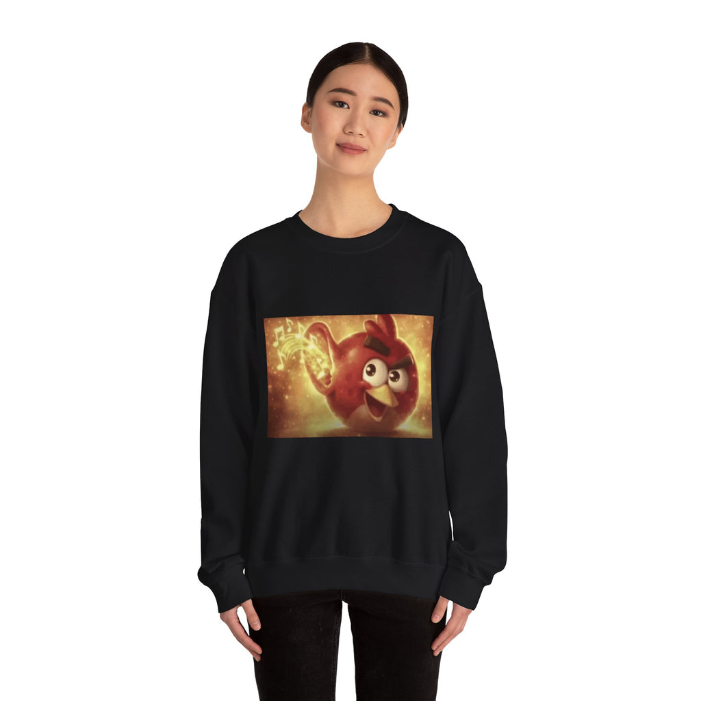Angry Bird Hearing Peak - Crewneck Long Sleeve