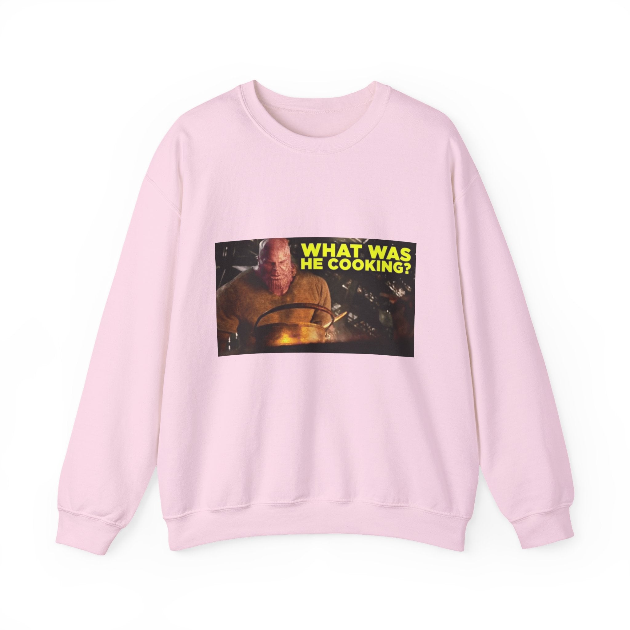 What Was He Cooking? Thanos - Crewneck Long Sleeve