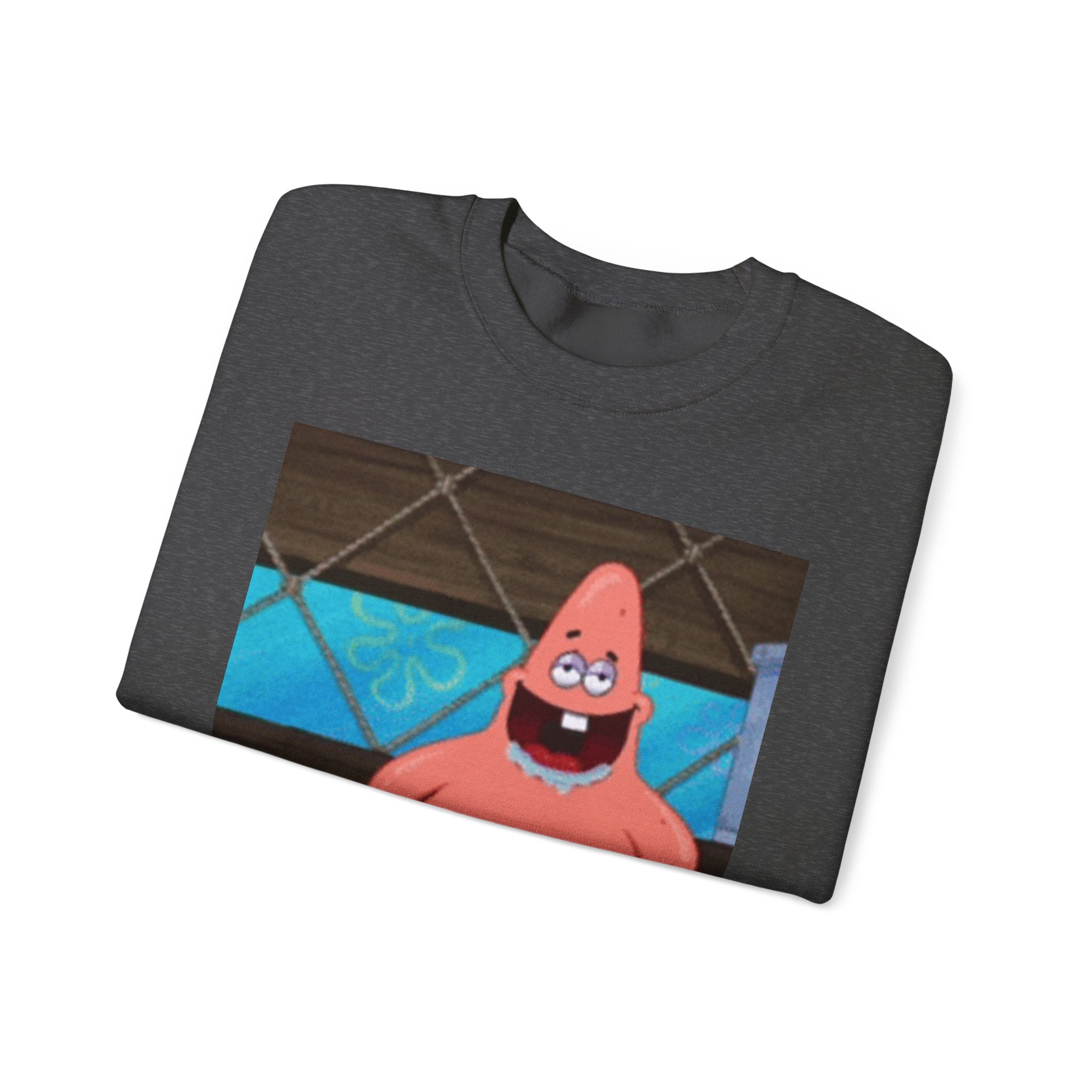Dumb Patrick Star — Crewneck Long sleeve