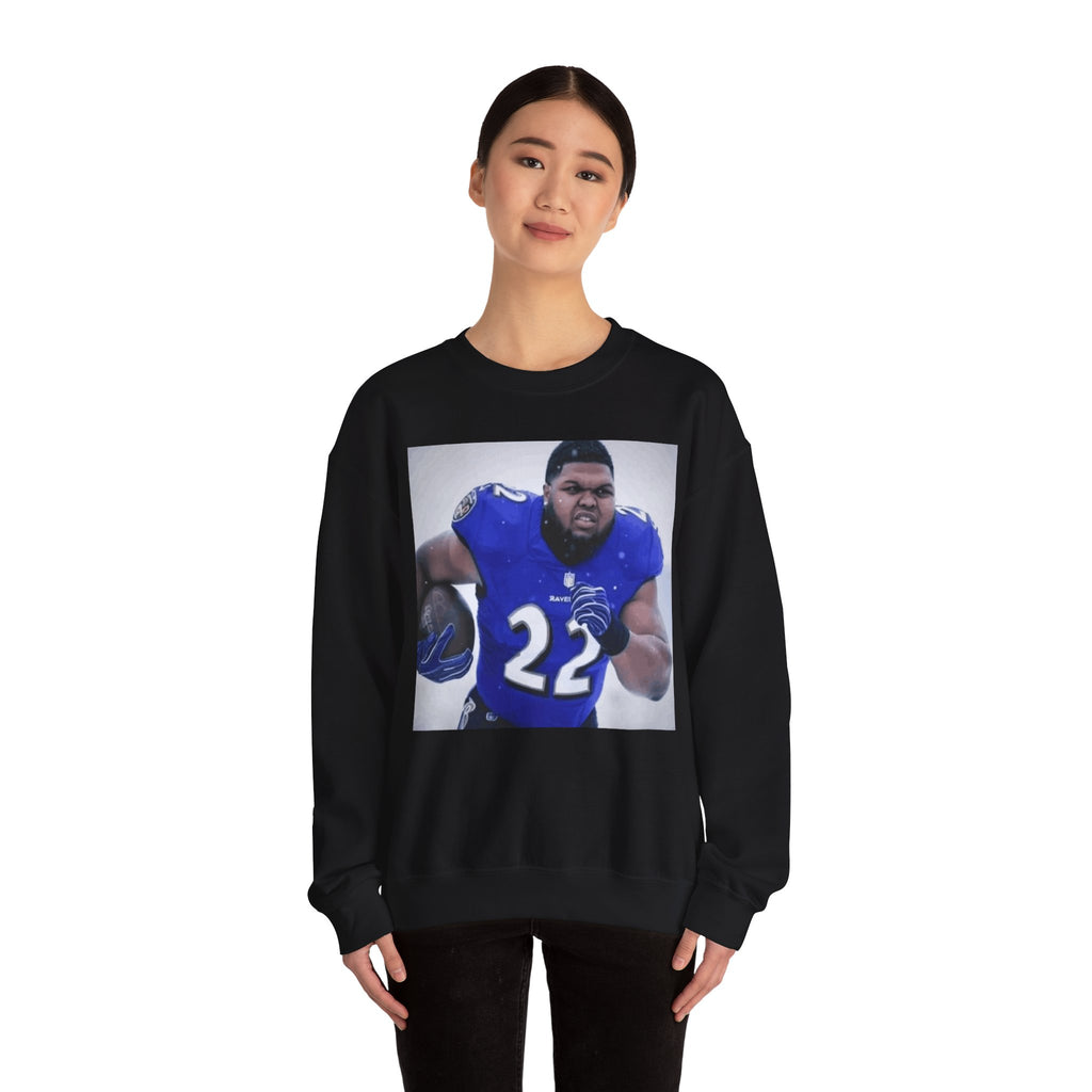 Druski Football Player - Crewneck Long Sleeve