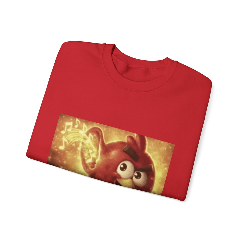 Angry Bird Hearing Peak - Crewneck Long Sleeve
