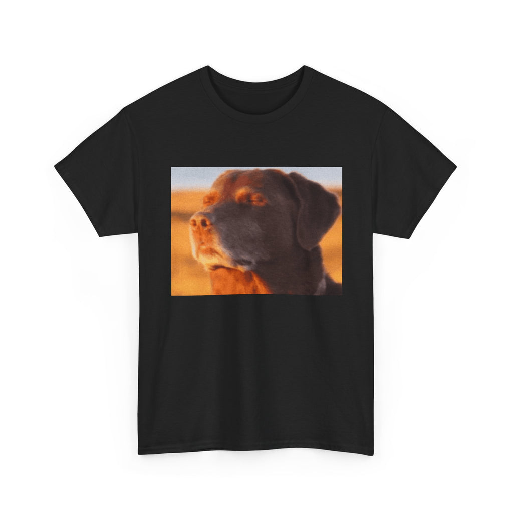 Dog Trying not to Laugh - Graphic T-Shirt 100% Cotton