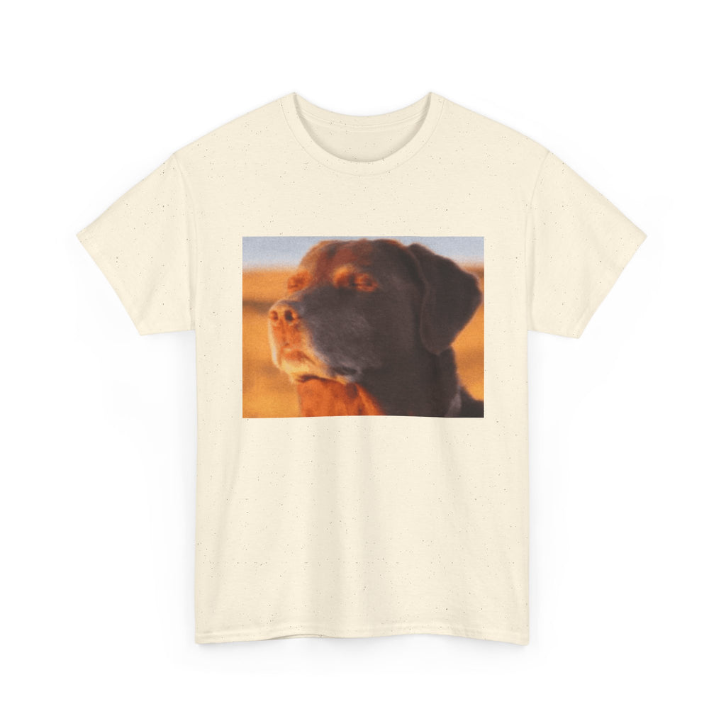 Dog Trying not to Laugh - Graphic T-Shirt 100% Cotton