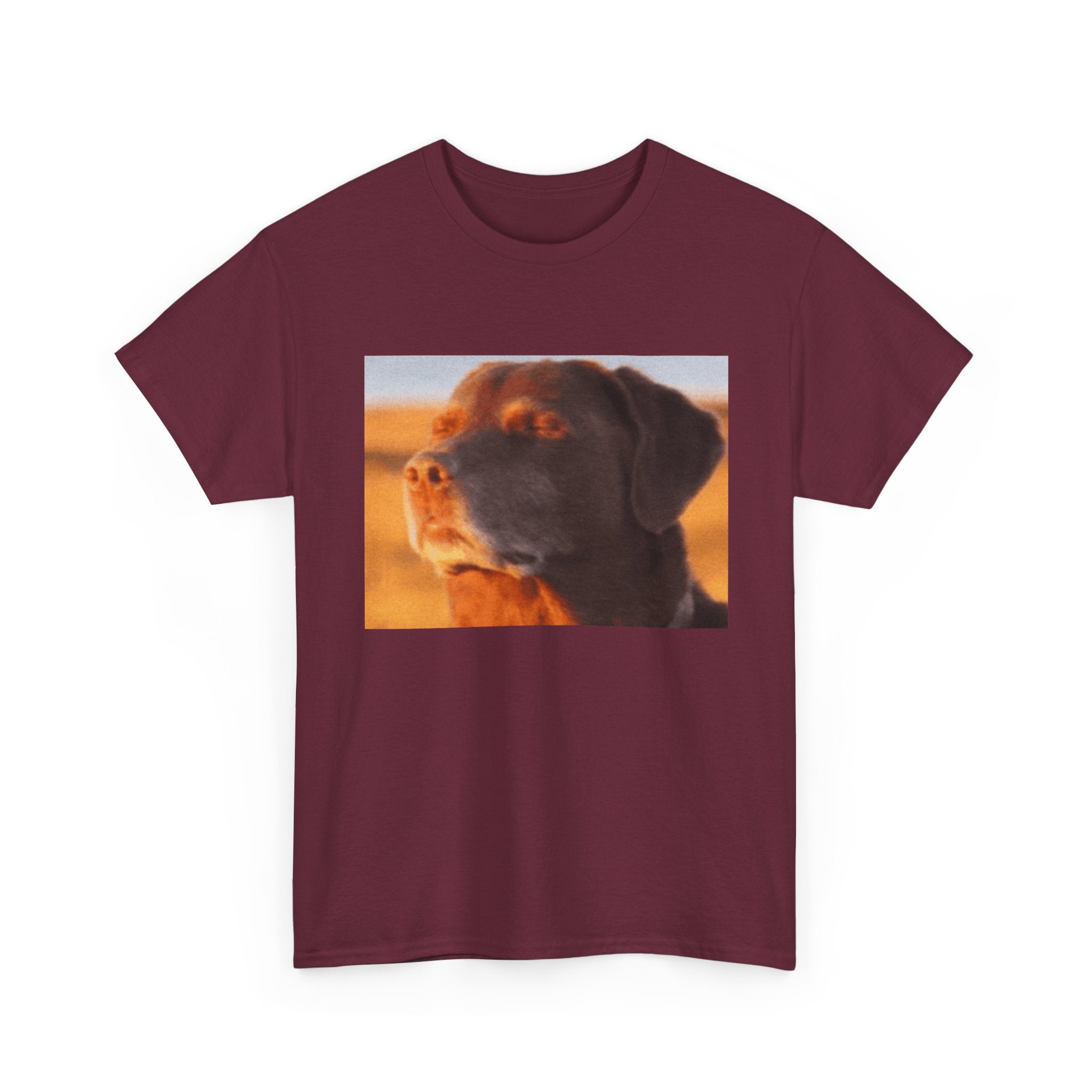 Dog Trying not to Laugh - Graphic T-Shirt 100% Cotton