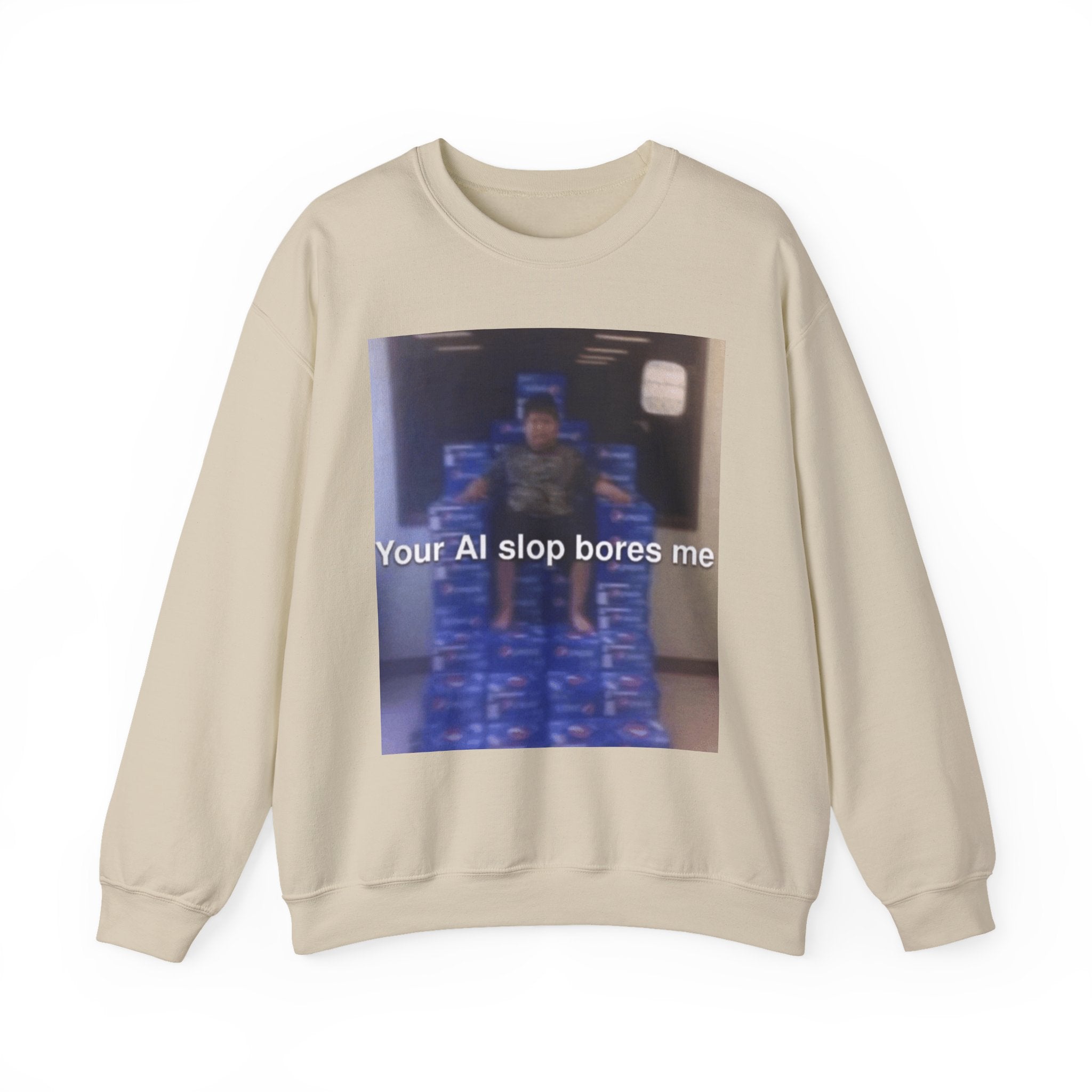 Your Ai Slop Bores Me - Crewneck Long Sleeve