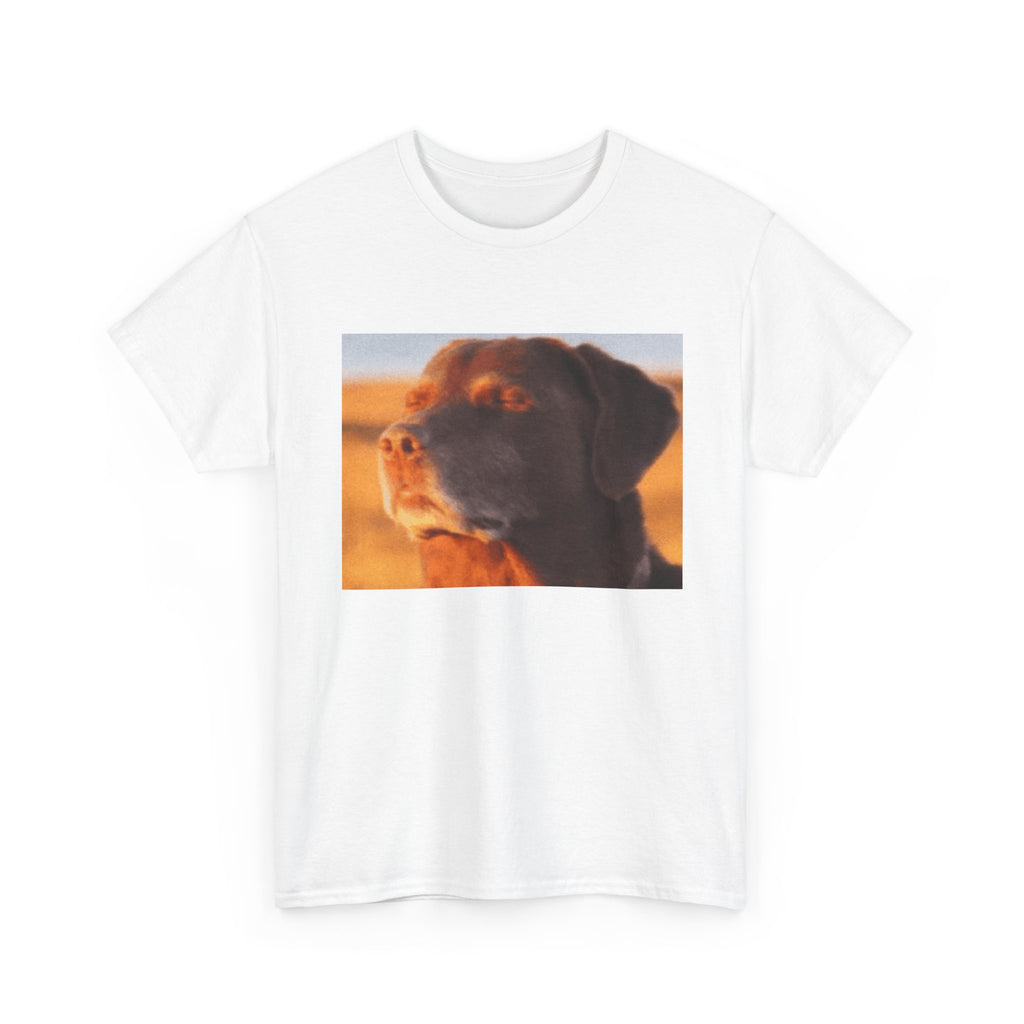 Dog Trying not to Laugh - Graphic T-Shirt 100% Cotton