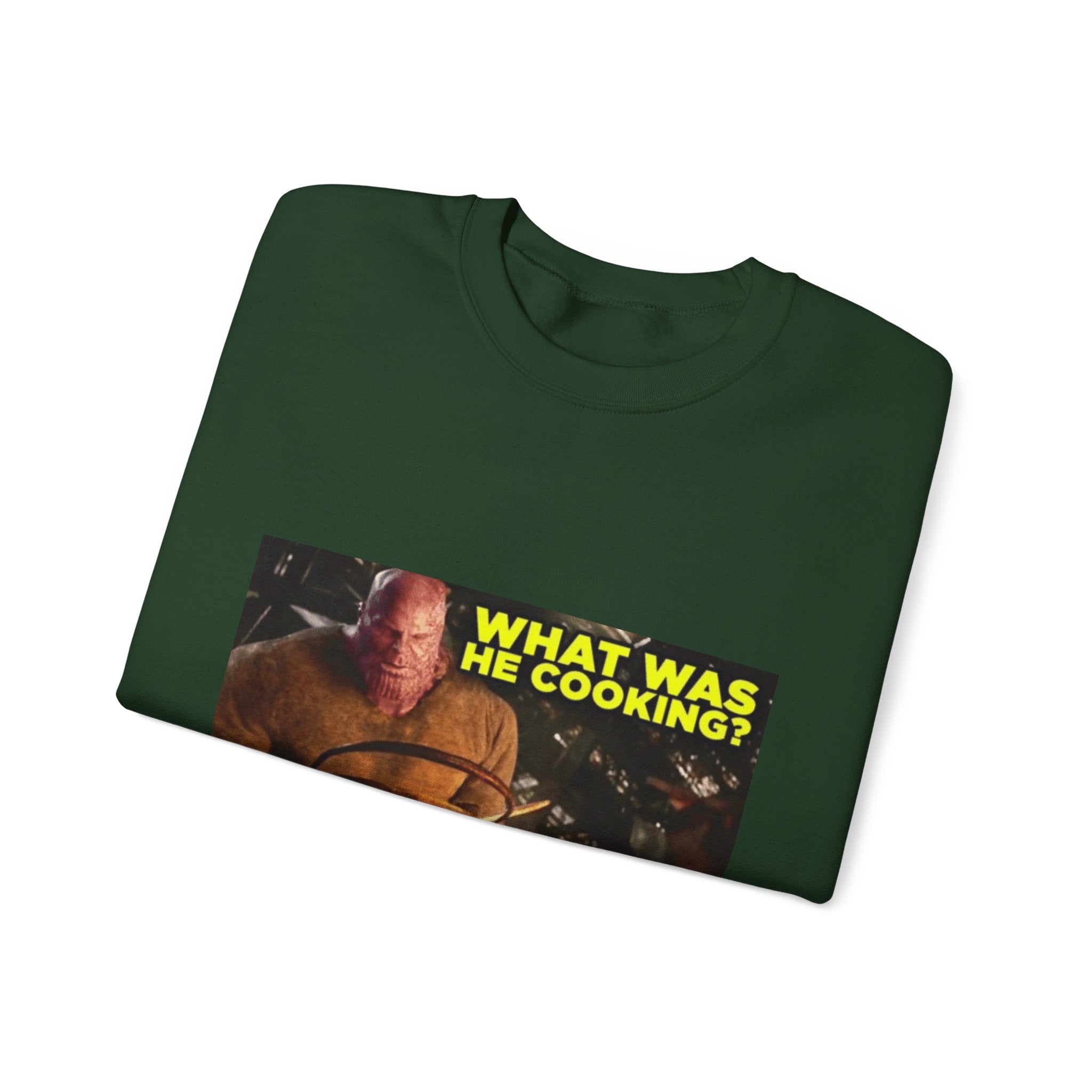 What Was He Cooking? Thanos - Crewneck Long Sleeve