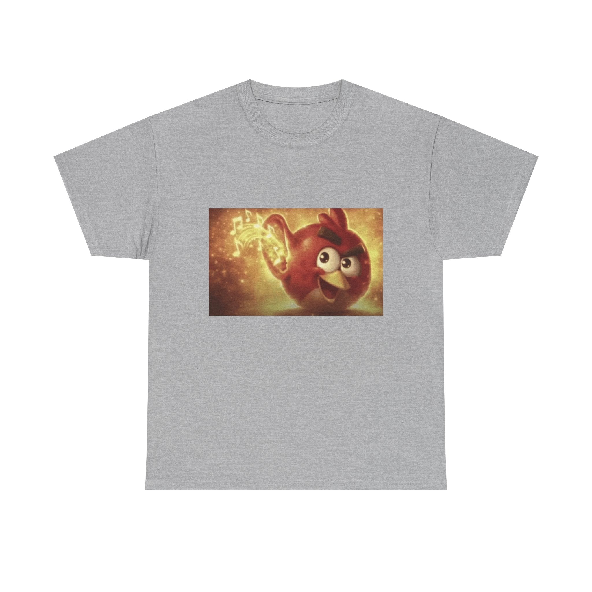 Angry Bird Hearing Peak - Graphic T-Shirt 100% Cotton