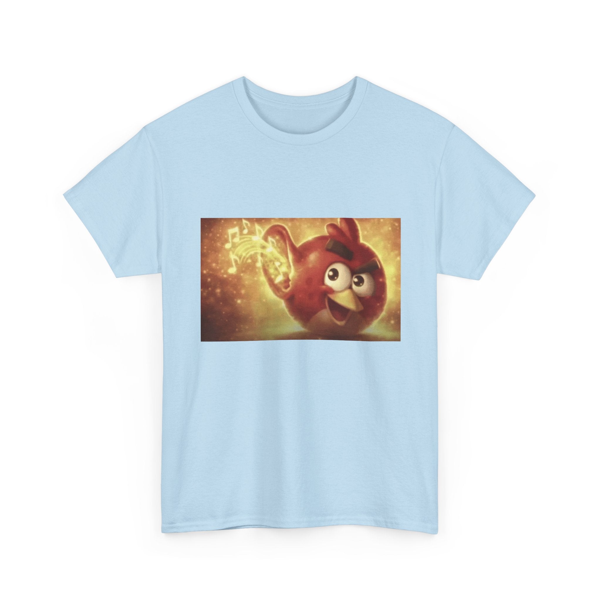 Angry Bird Hearing Peak - Graphic T-Shirt 100% Cotton