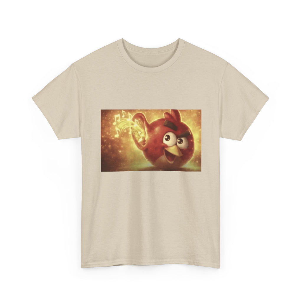 Angry Bird Hearing Peak - Graphic T-Shirt 100% Cotton