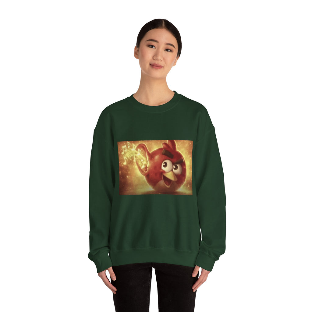 Angry Bird Hearing Peak - Crewneck Long Sleeve