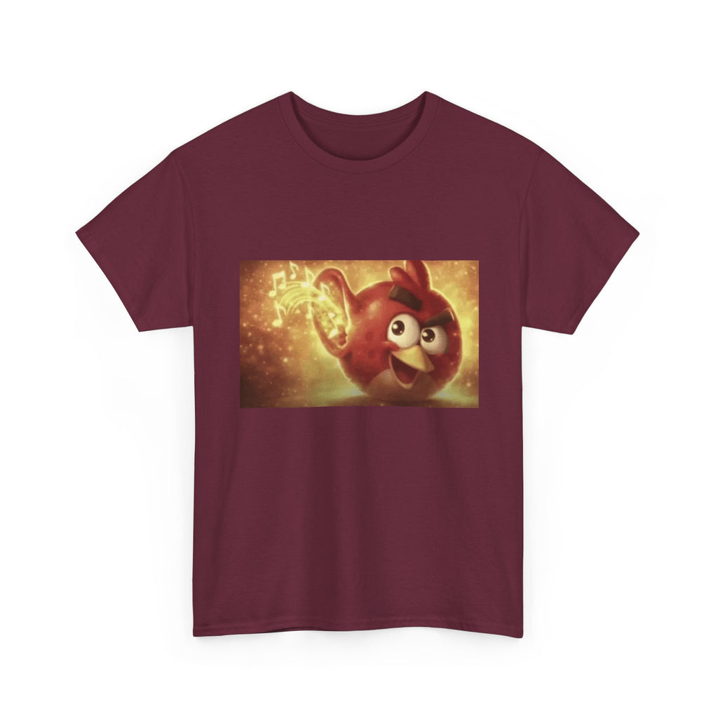Angry Bird Hearing Peak - Graphic T-Shirt 100% Cotton