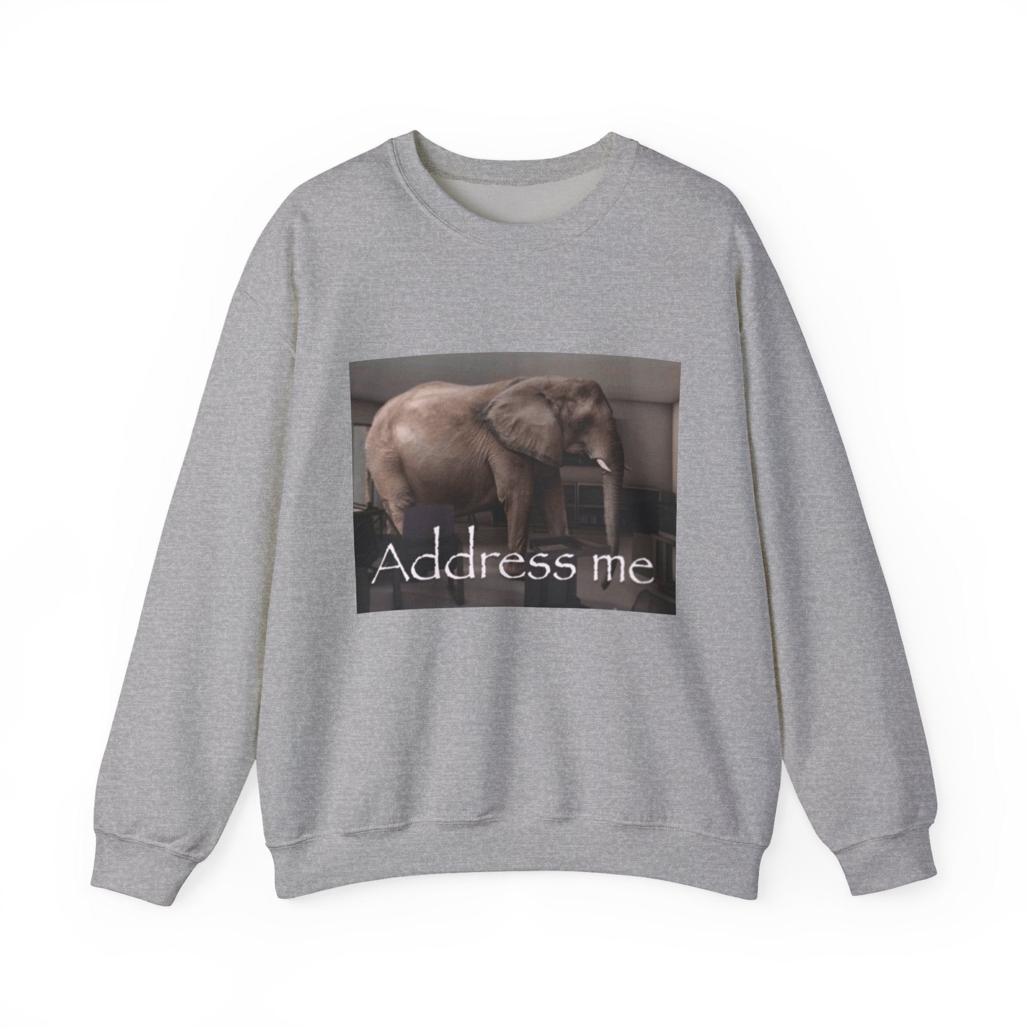 Elephant "Address Me" - Crewneck Long Sleeve