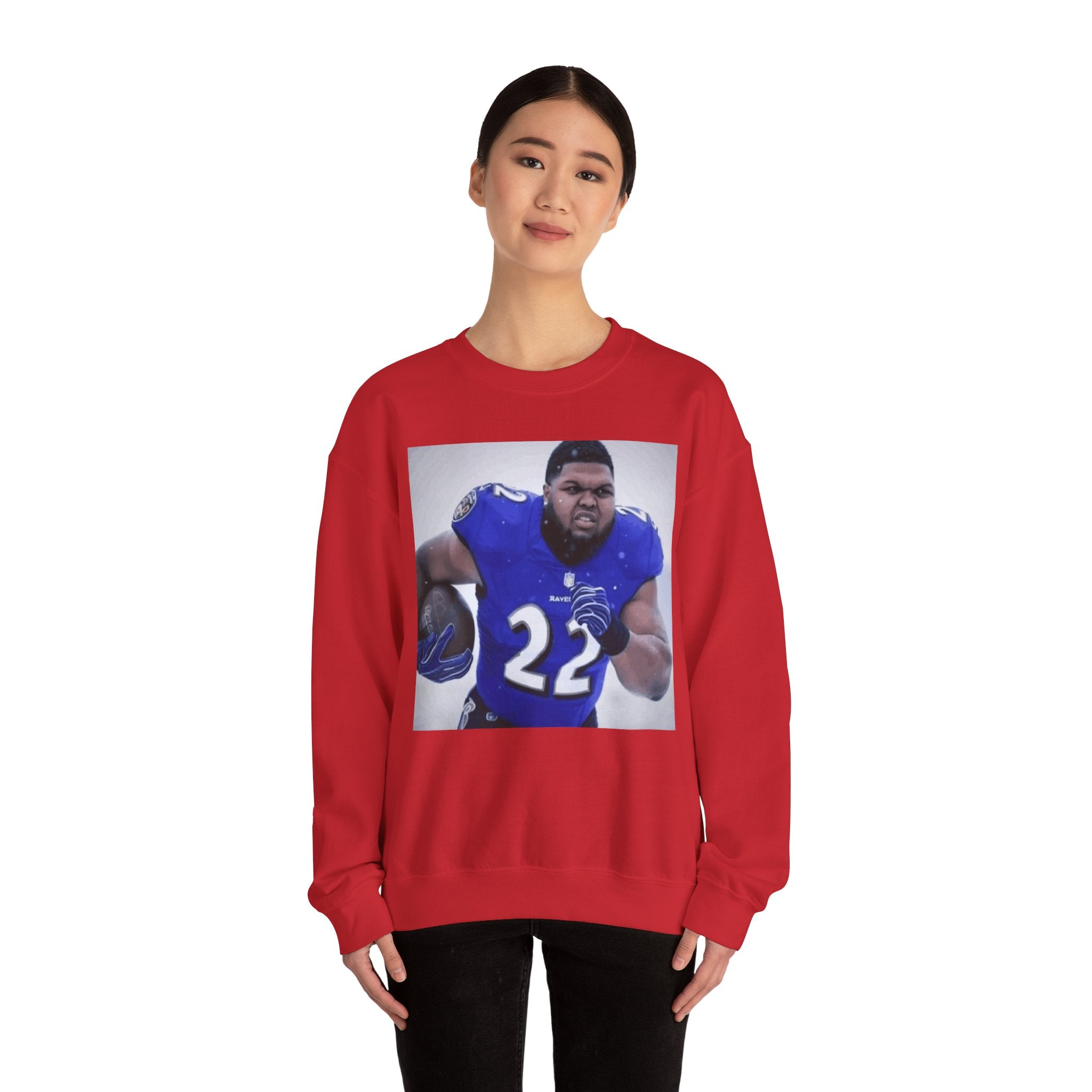 Druski Football Player - Crewneck Long Sleeve