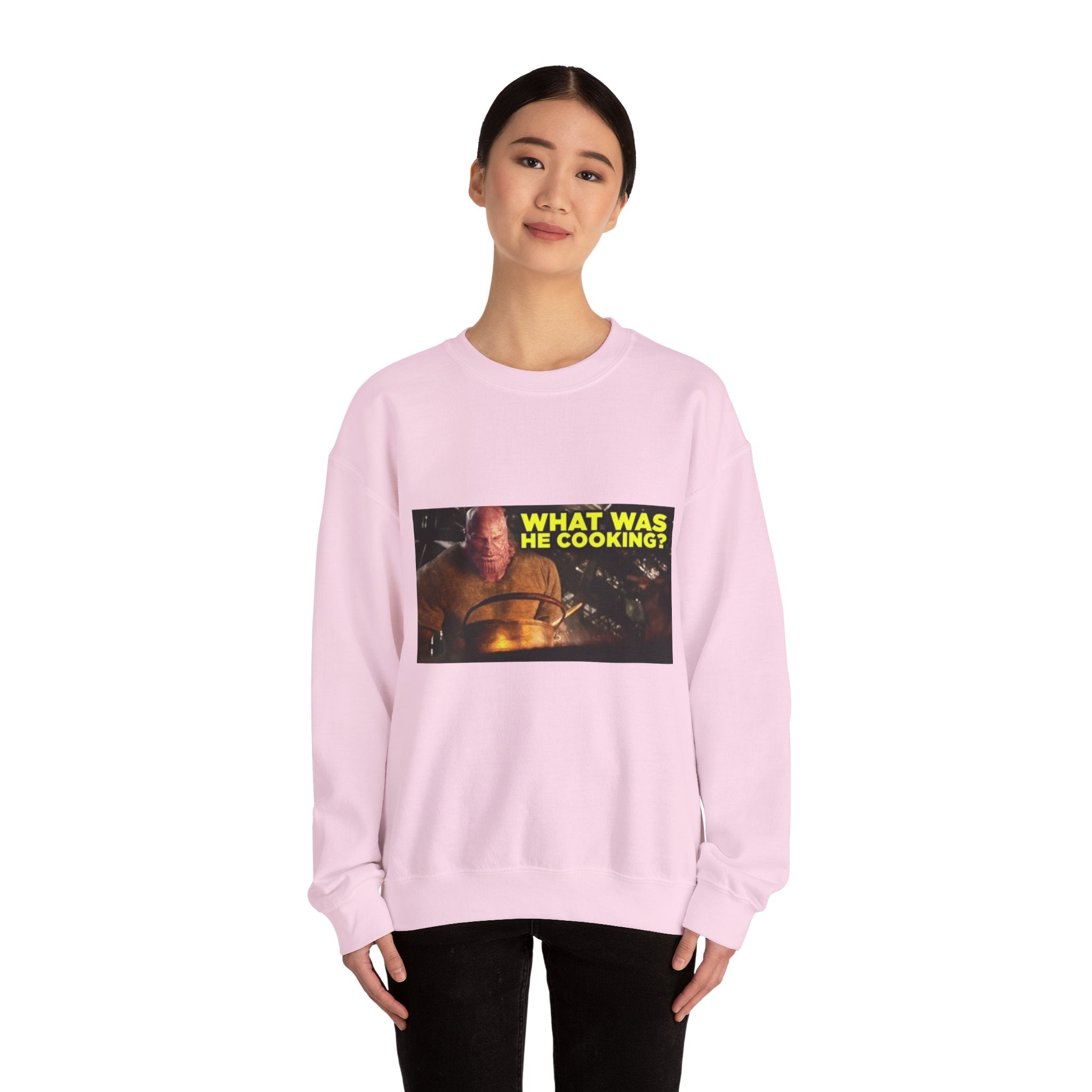 What Was He Cooking? Thanos - Crewneck Long Sleeve