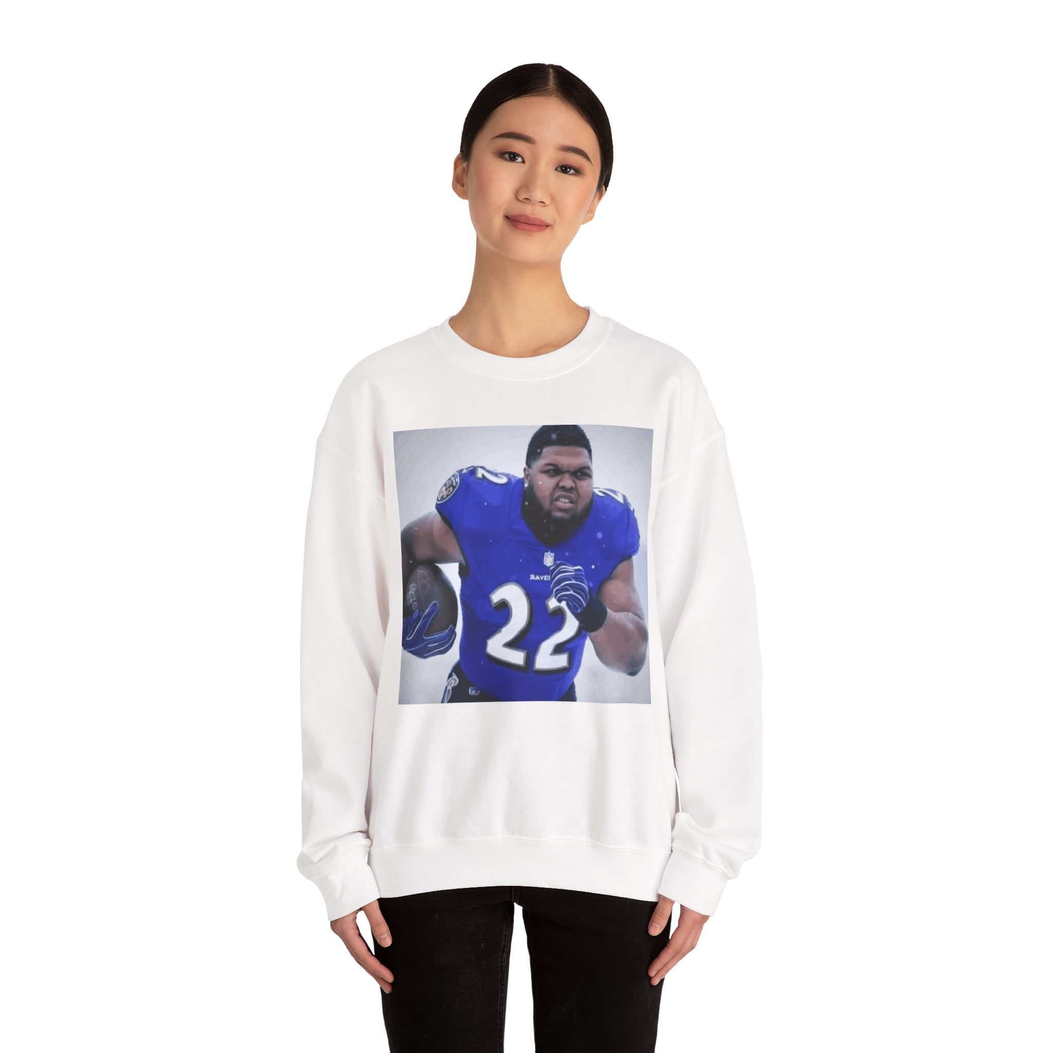 Druski Football Player - Crewneck Long Sleeve