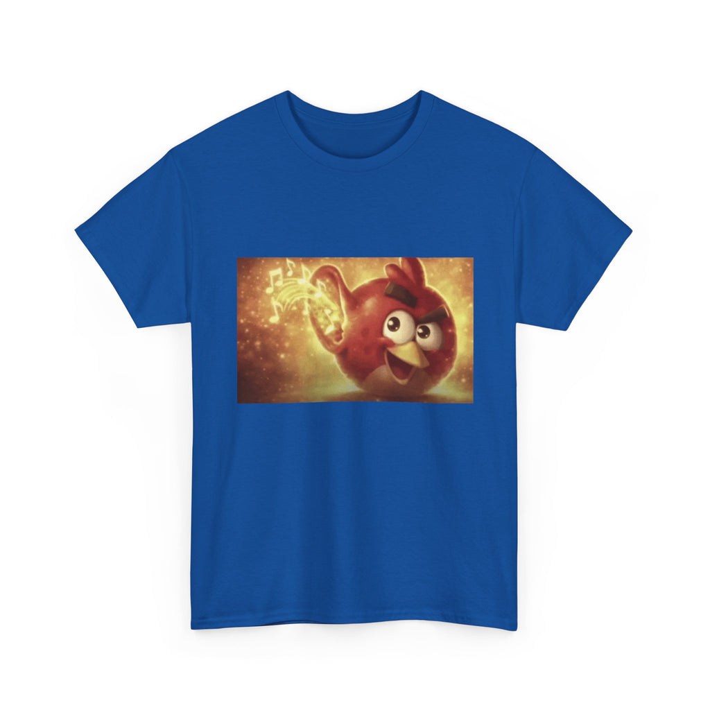 Angry Bird Hearing Peak - Graphic T-Shirt 100% Cotton
