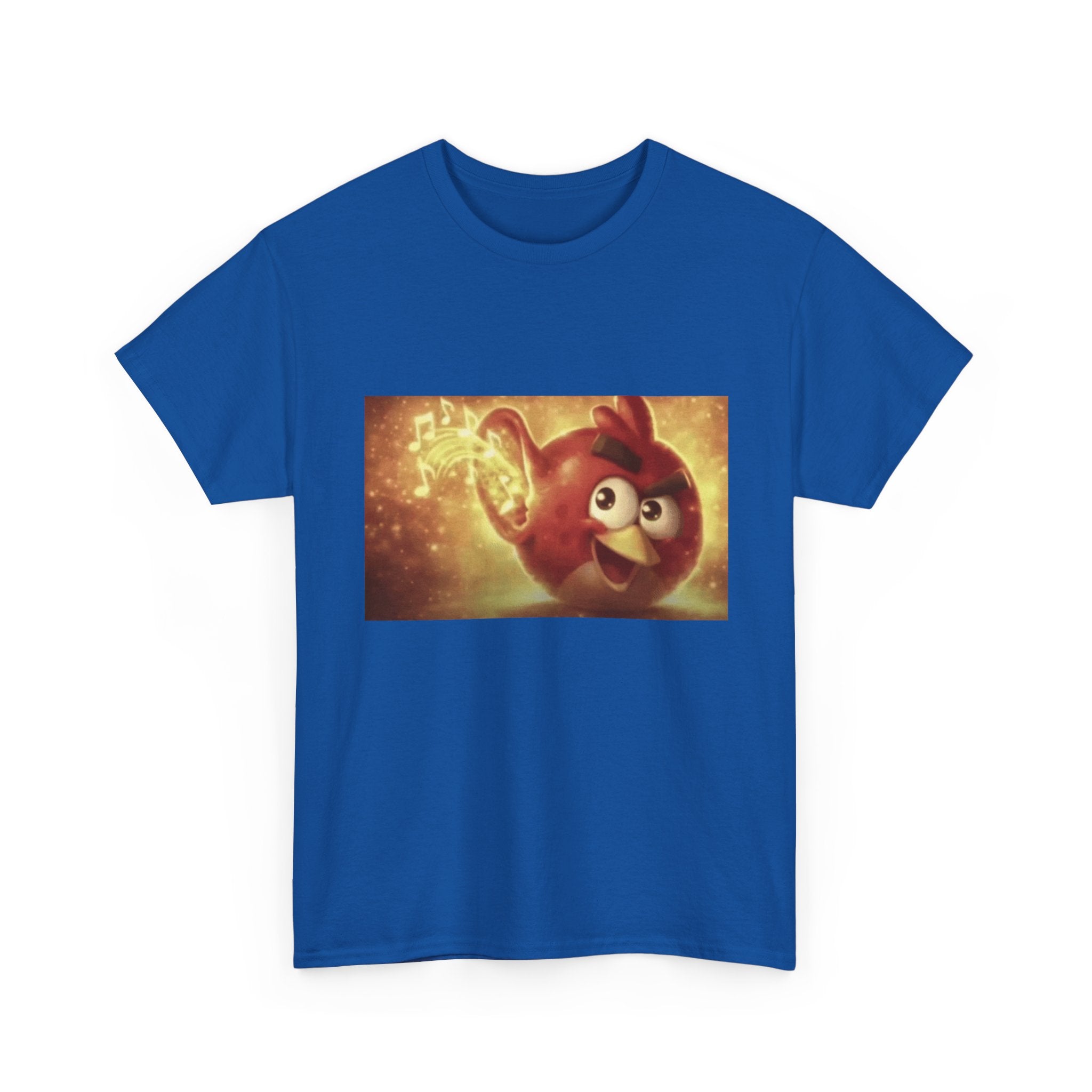 Angry Bird Hearing Peak - Graphic T-Shirt 100% Cotton