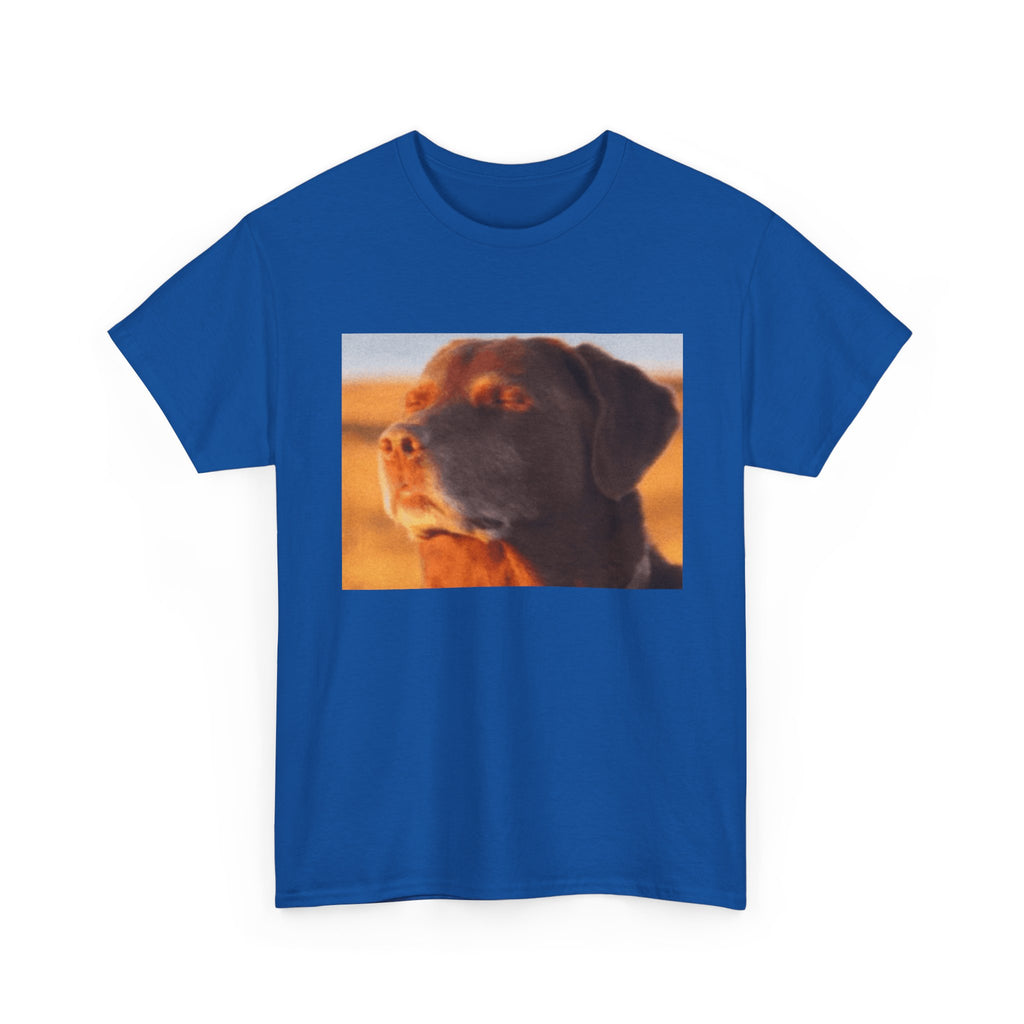 Dog Trying not to Laugh - Graphic T-Shirt 100% Cotton