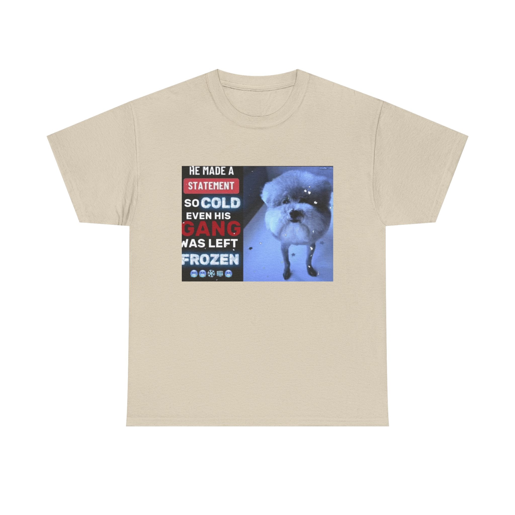 HE MADE A STATEMENT SO COLD - Graphic T-Shirt 100% Cotton