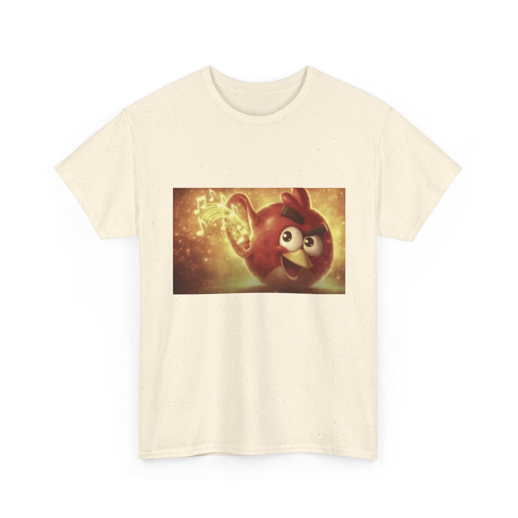 Angry Bird Hearing Peak - Graphic T-Shirt 100% Cotton
