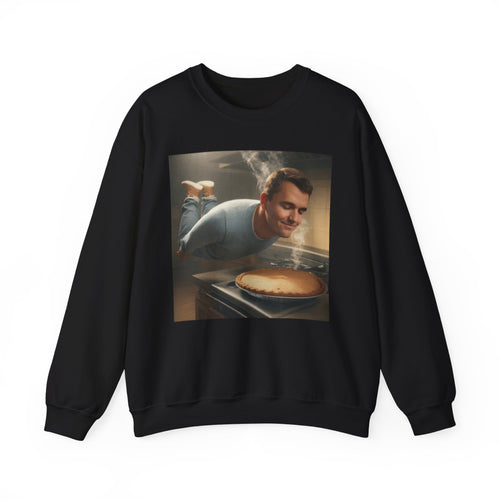 Charlie Kirk Floating to pie - Crewneck Long Sleeve