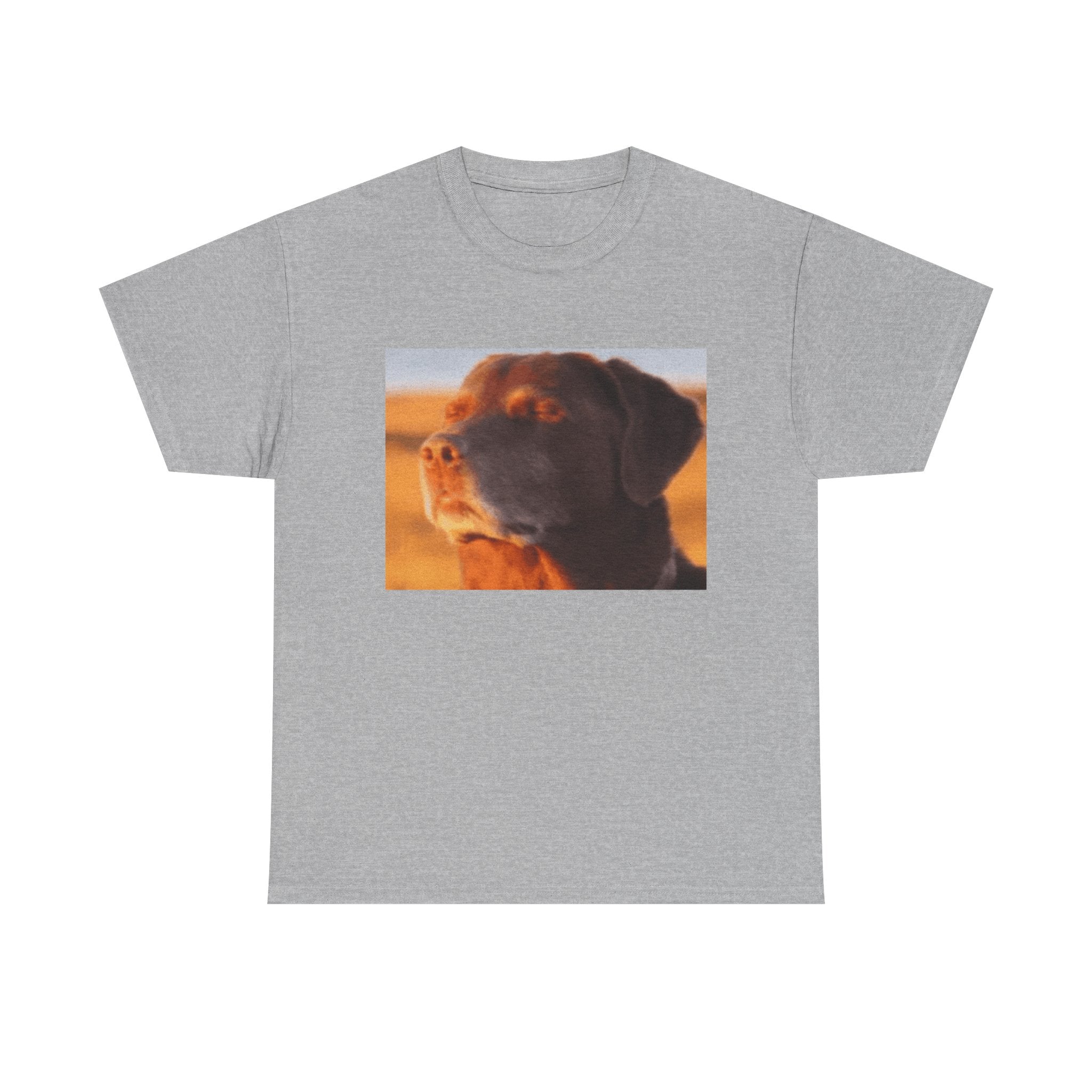 Dog Trying not to Laugh - Graphic T-Shirt 100% Cotton