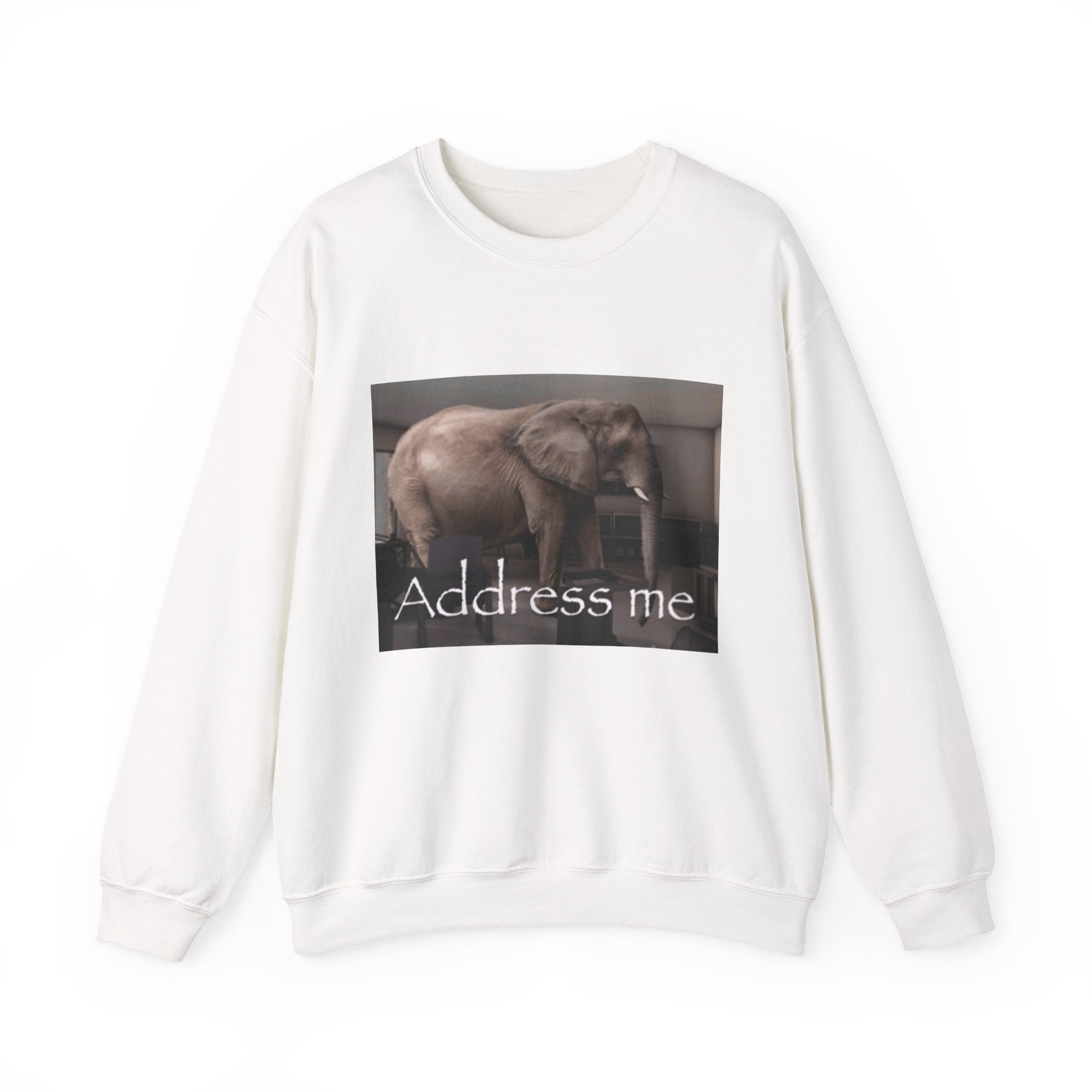 Elephant "Address Me" - Crewneck Long Sleeve