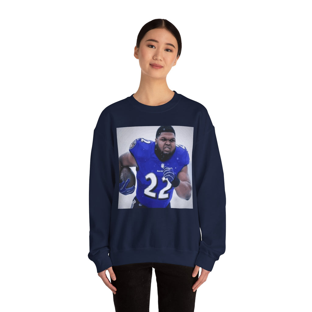 Druski Football Player - Crewneck Long Sleeve