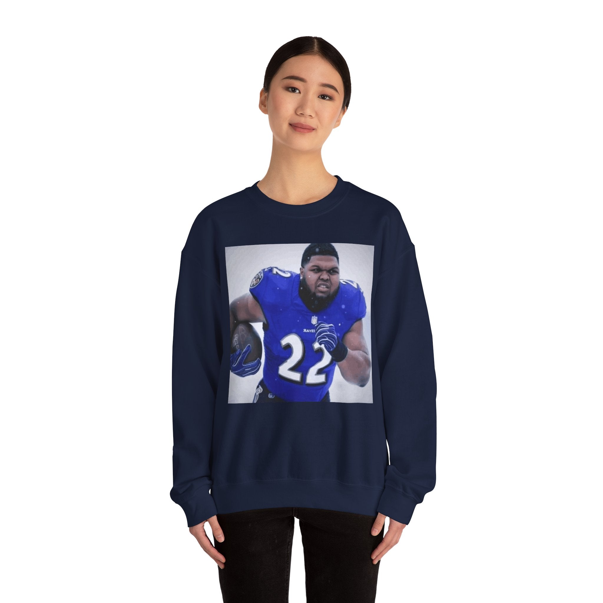 Druski Football Player - Crewneck Long Sleeve