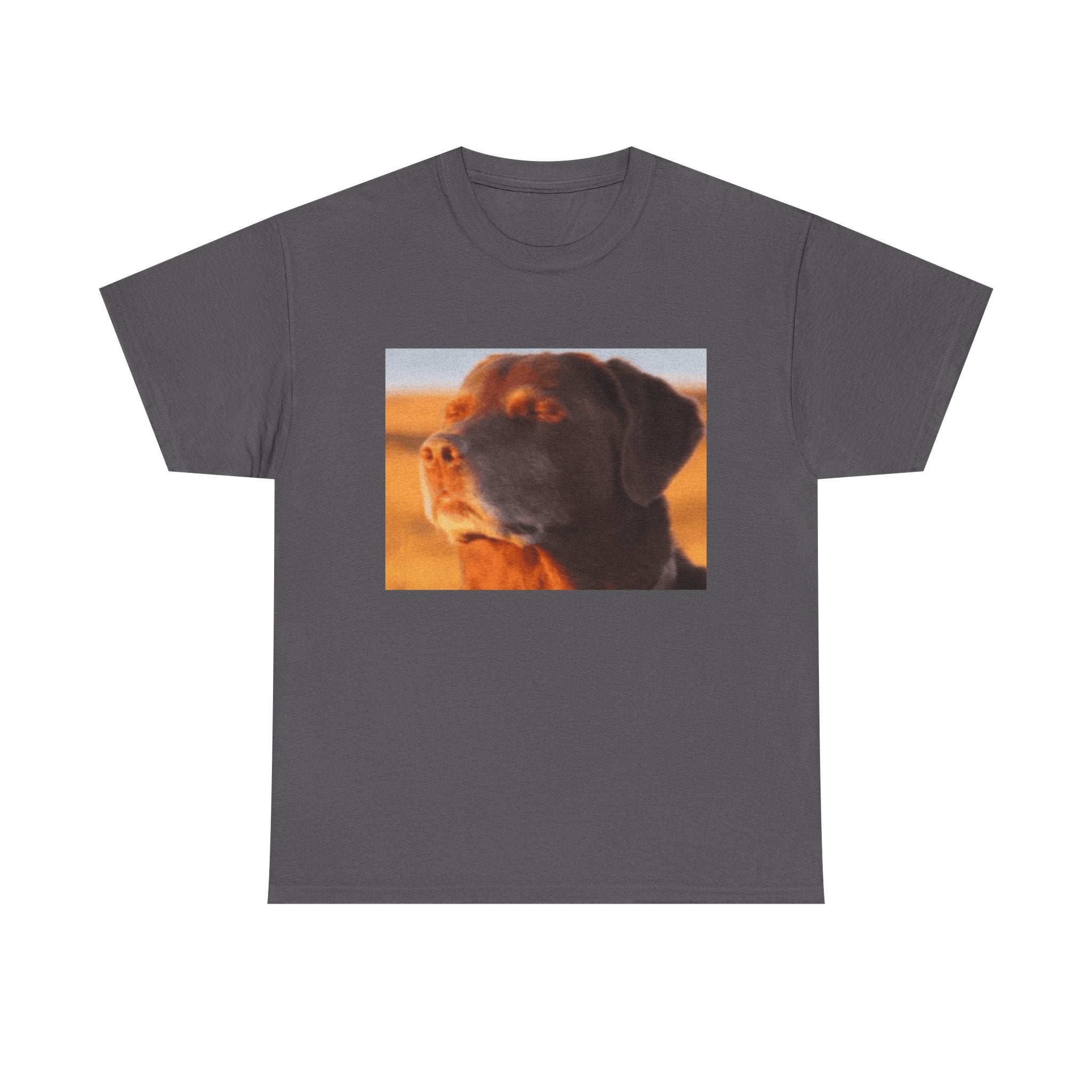 Dog Trying not to Laugh - Graphic T-Shirt 100% Cotton