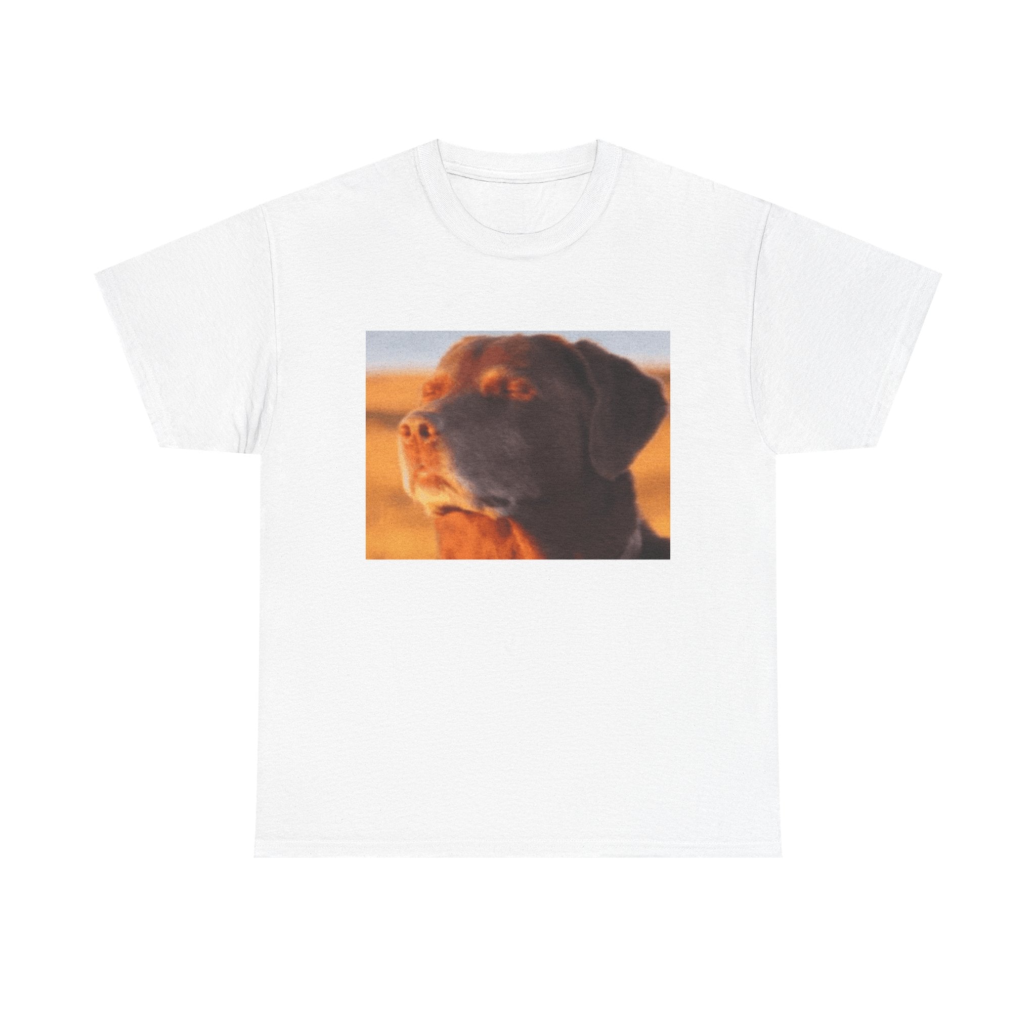 Dog Trying not to Laugh - Graphic T-Shirt 100% Cotton