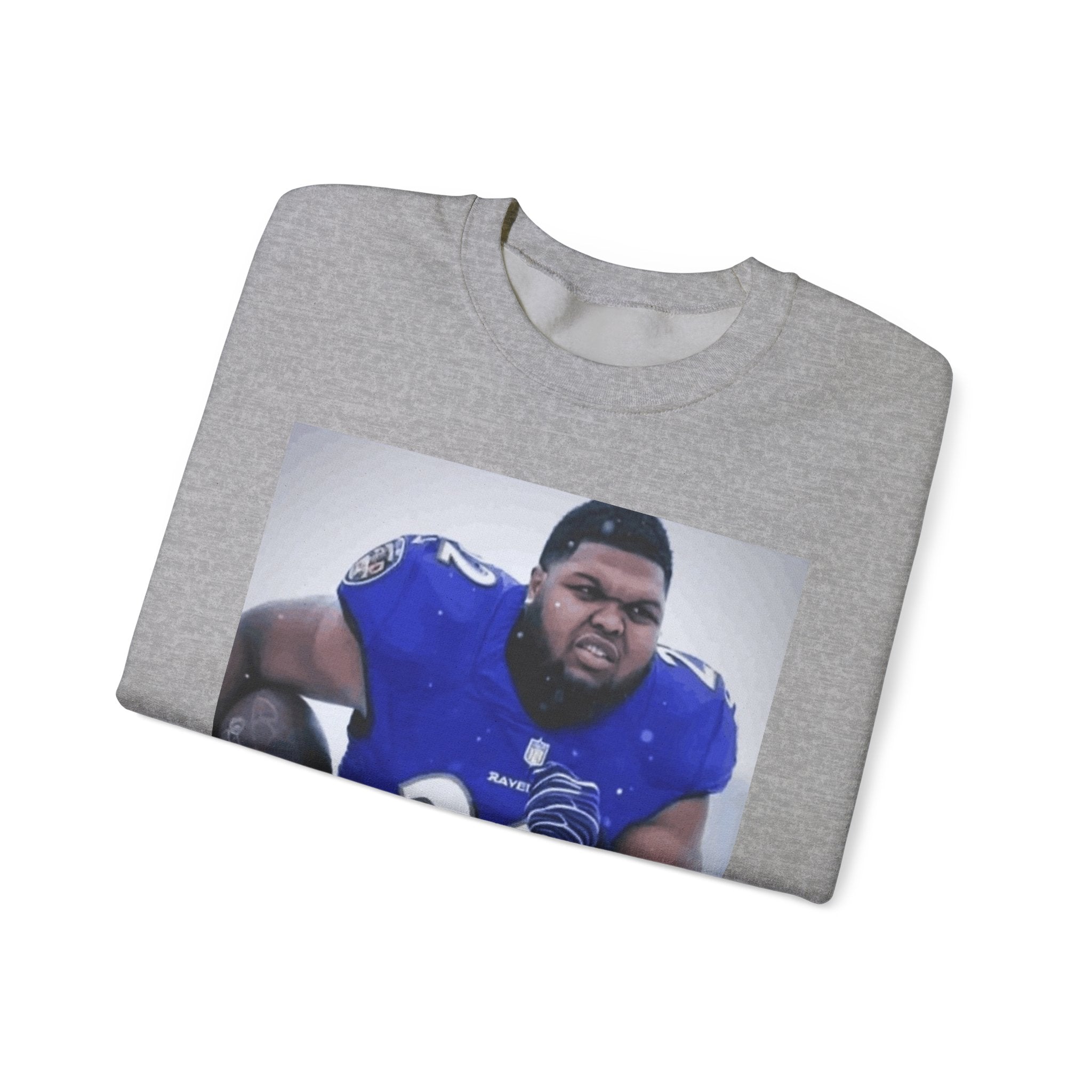 Druski Football Player - Crewneck Long Sleeve