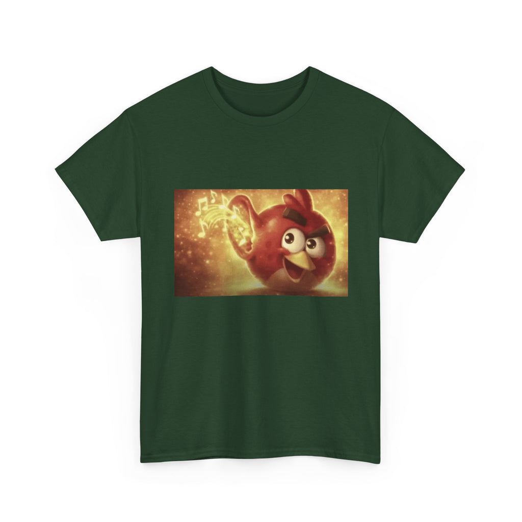 Angry Bird Hearing Peak - Graphic T-Shirt 100% Cotton