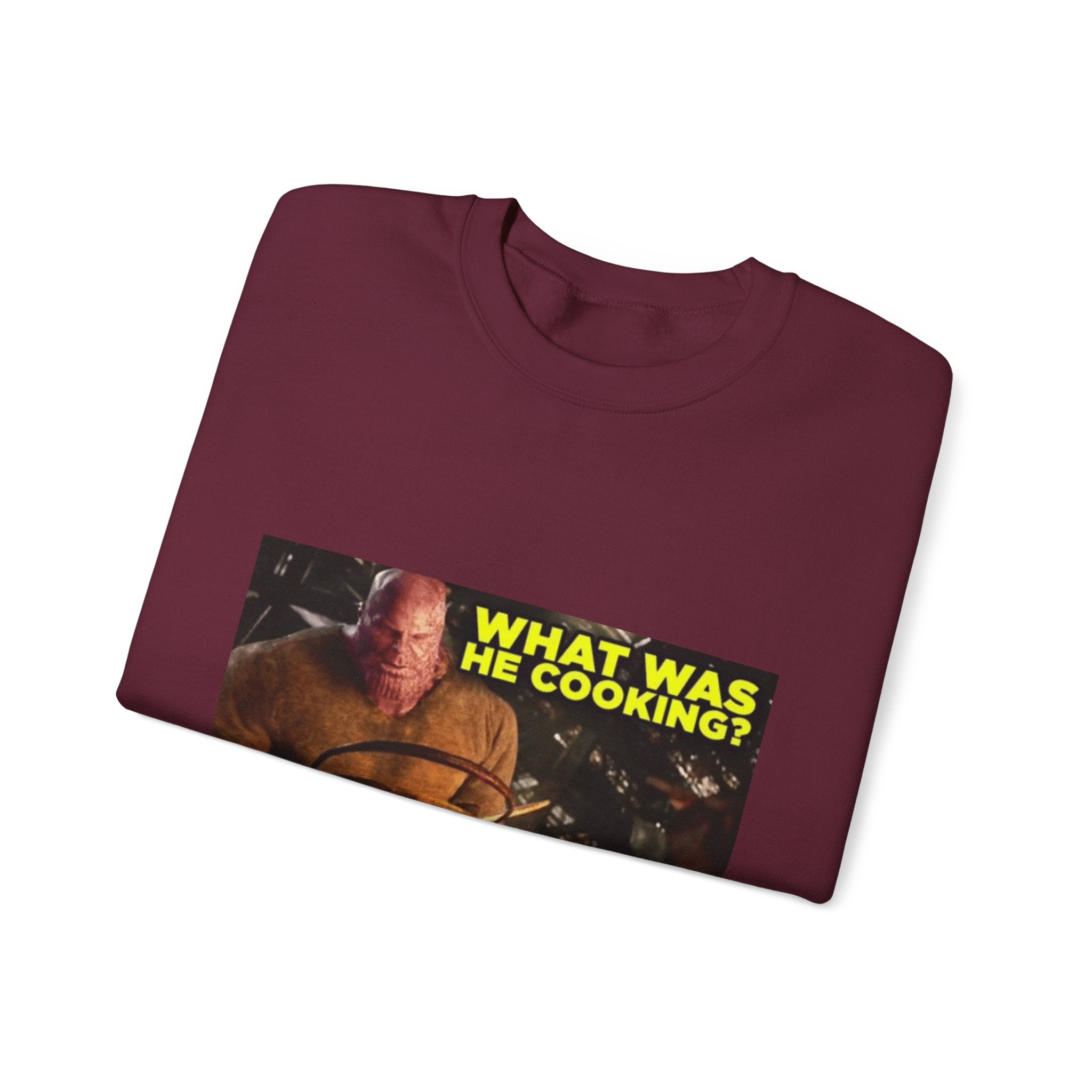 What Was He Cooking? Thanos - Crewneck Long Sleeve