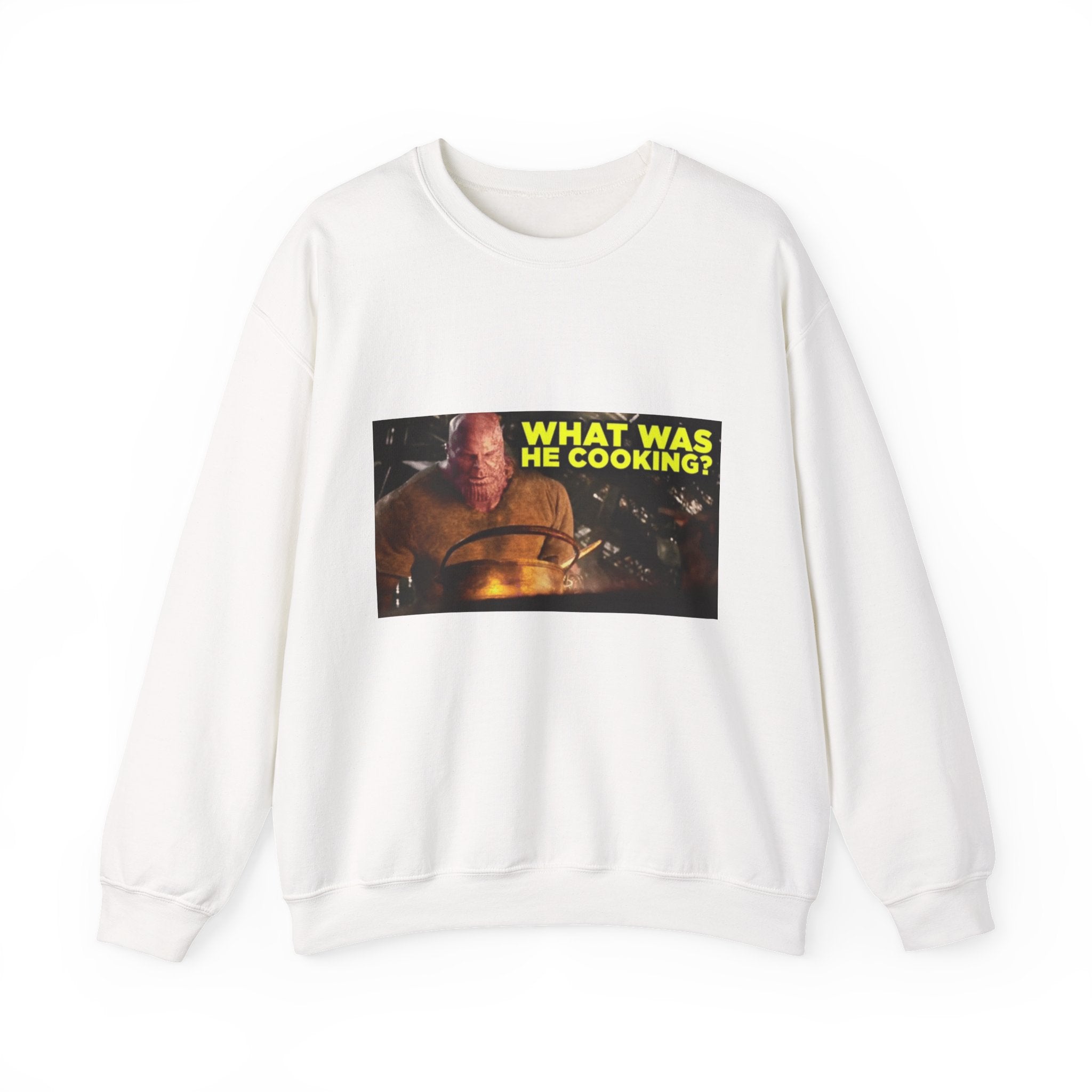 What Was He Cooking? Thanos - Crewneck Long Sleeve