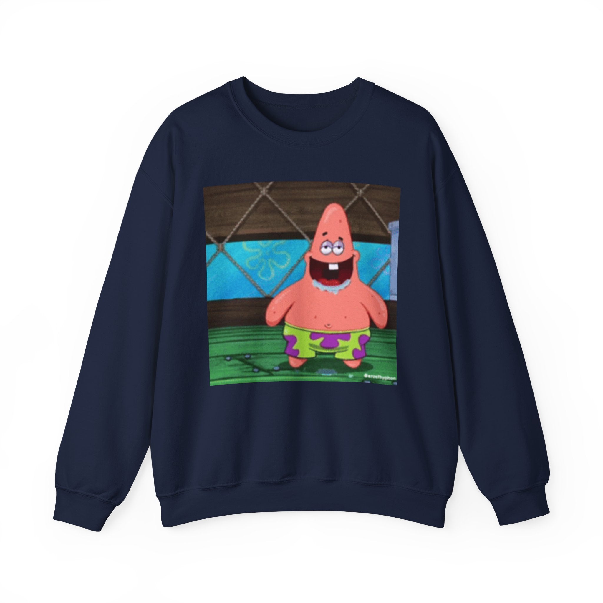 Dumb Patrick Star — Crewneck Long sleeve