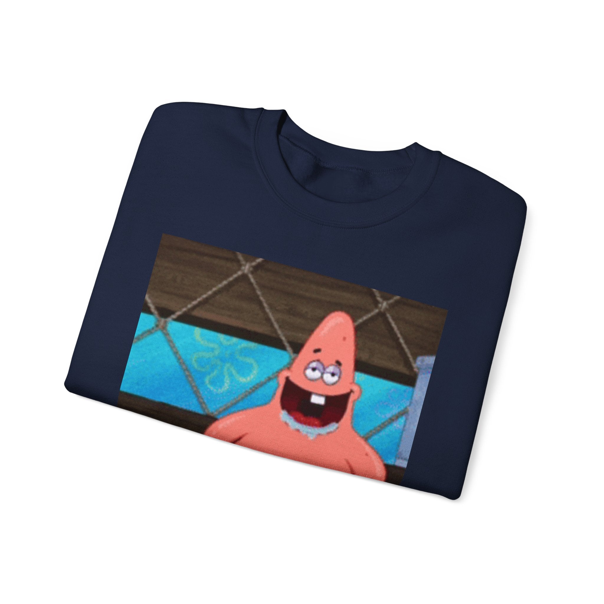 Dumb Patrick Star — Crewneck Long sleeve