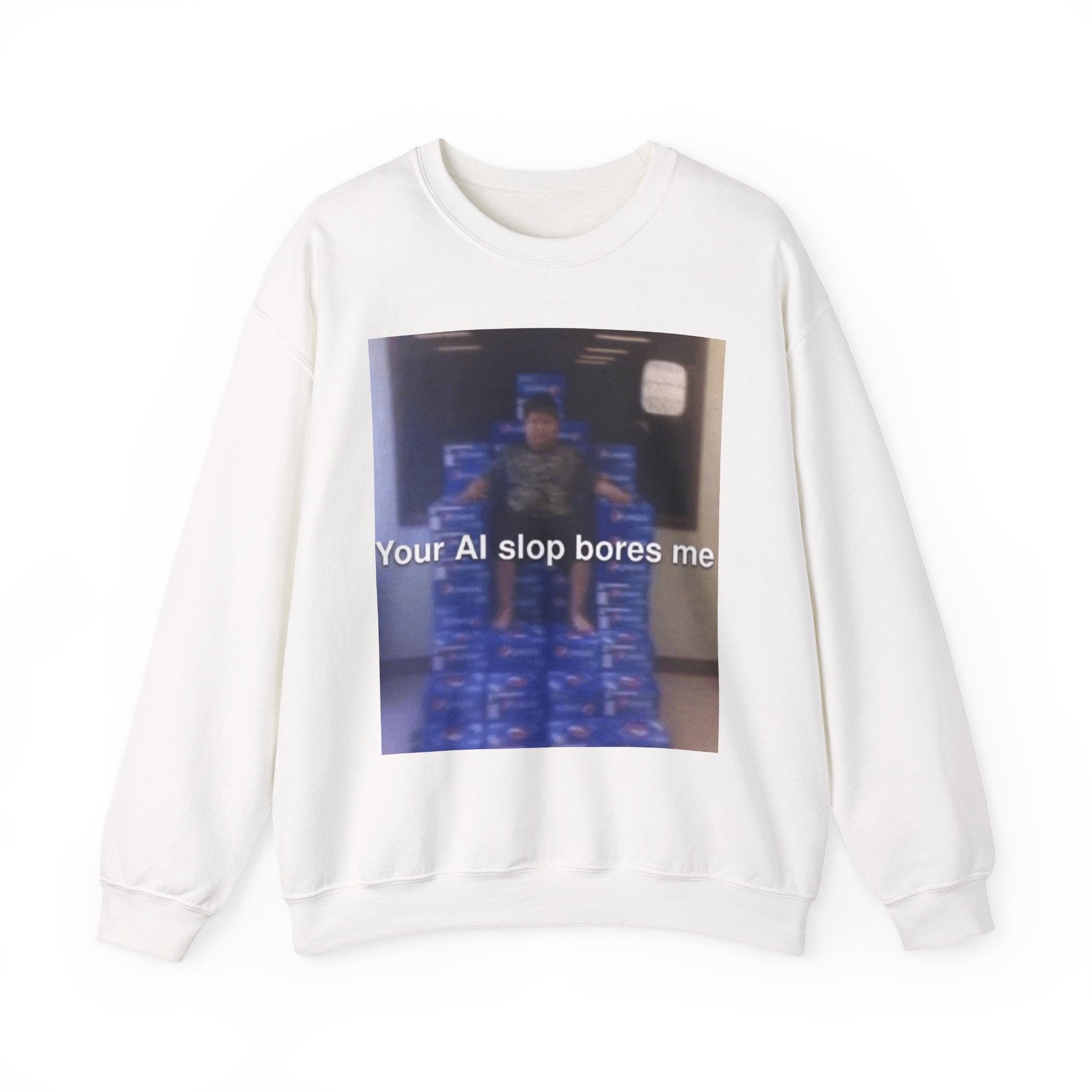 Your Ai Slop Bores Me - Crewneck Long Sleeve