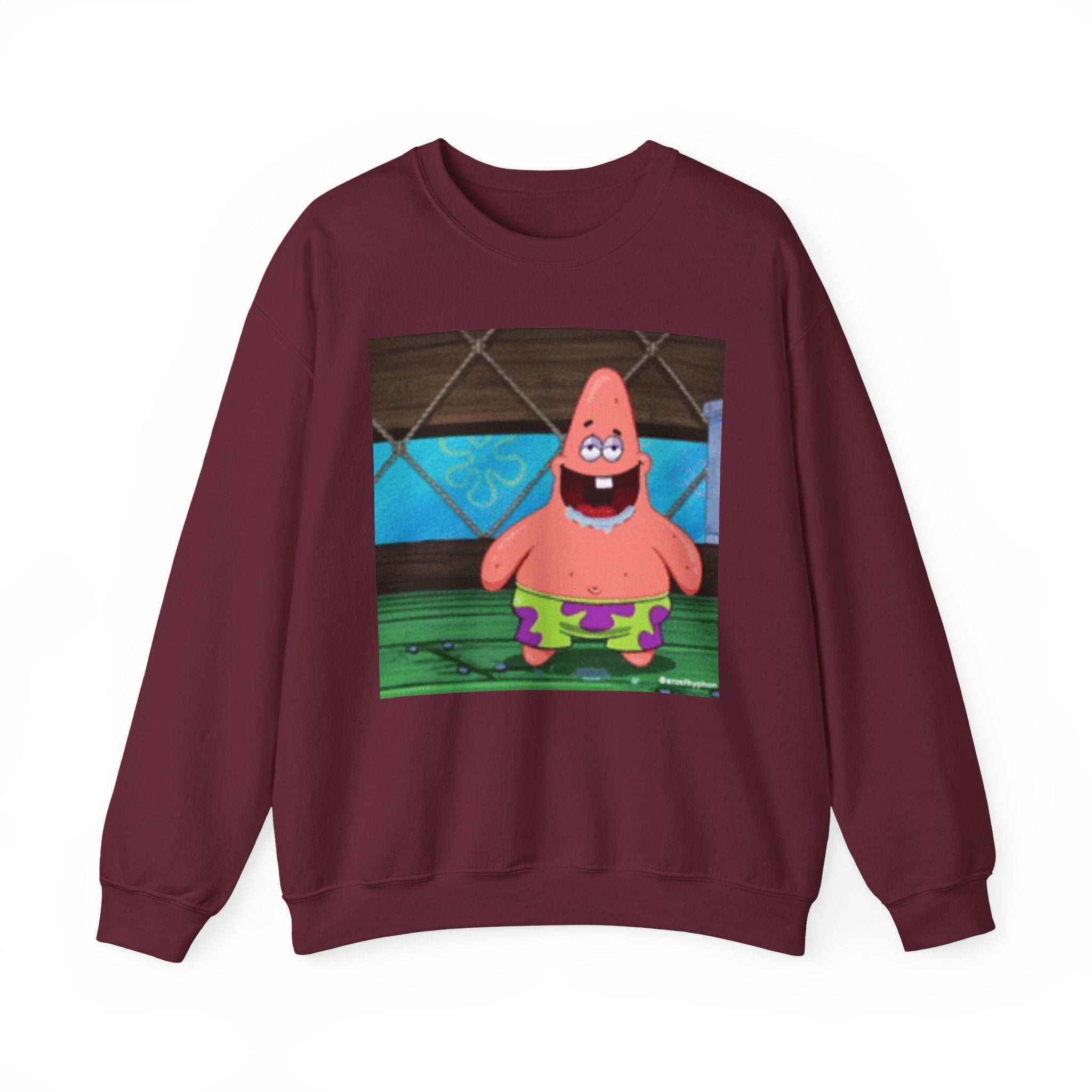 Dumb Patrick Star — Crewneck Long sleeve