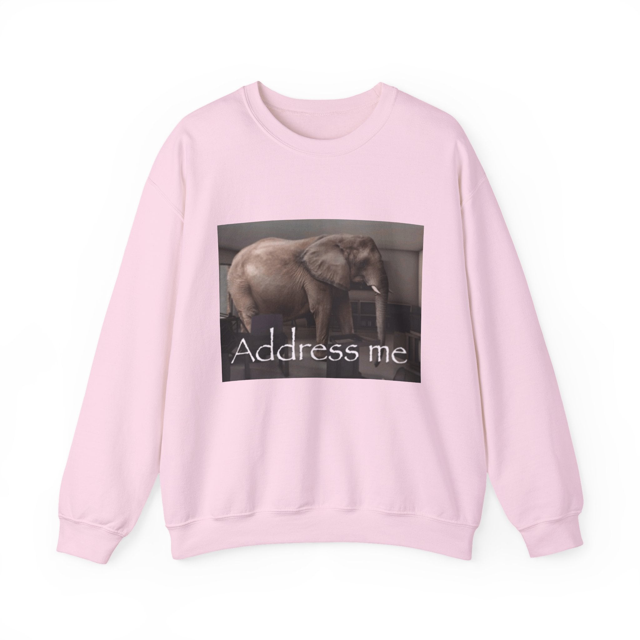 Elephant "Address Me" - Crewneck Long Sleeve