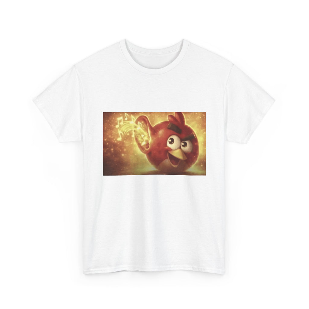 Angry Bird Hearing Peak - Graphic T-Shirt 100% Cotton