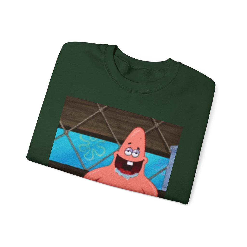 Dumb Patrick Star — Crewneck Long sleeve