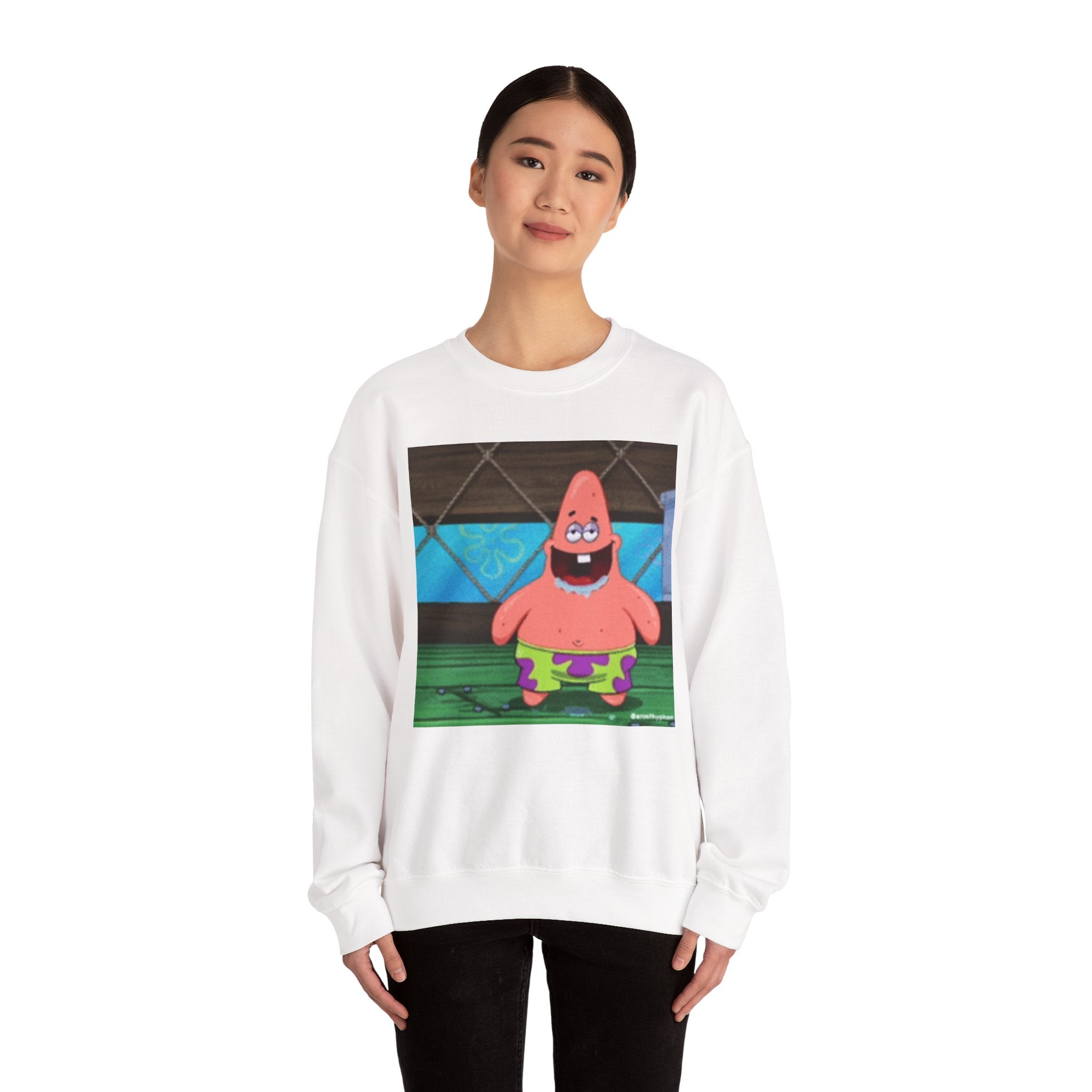 Dumb Patrick Star — Crewneck Long sleeve